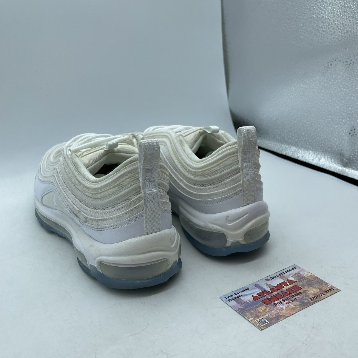 Nike Air max 97 white ice Size US 9.5 / EU 42-43 - 4 Thumbnail