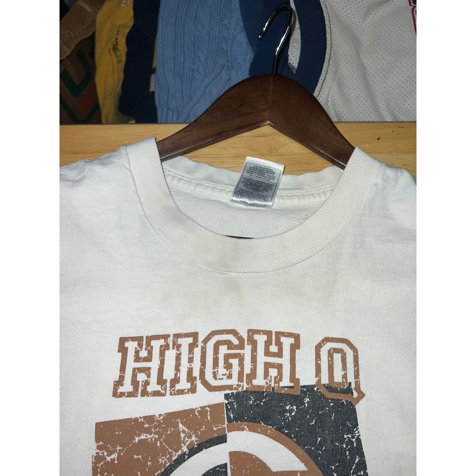 Fruit Of The Loom Vintage High Q Shirt 1997 Washburn University White Tee 90s Size US XL / EU 56 / 4 - 7 Thumbnail