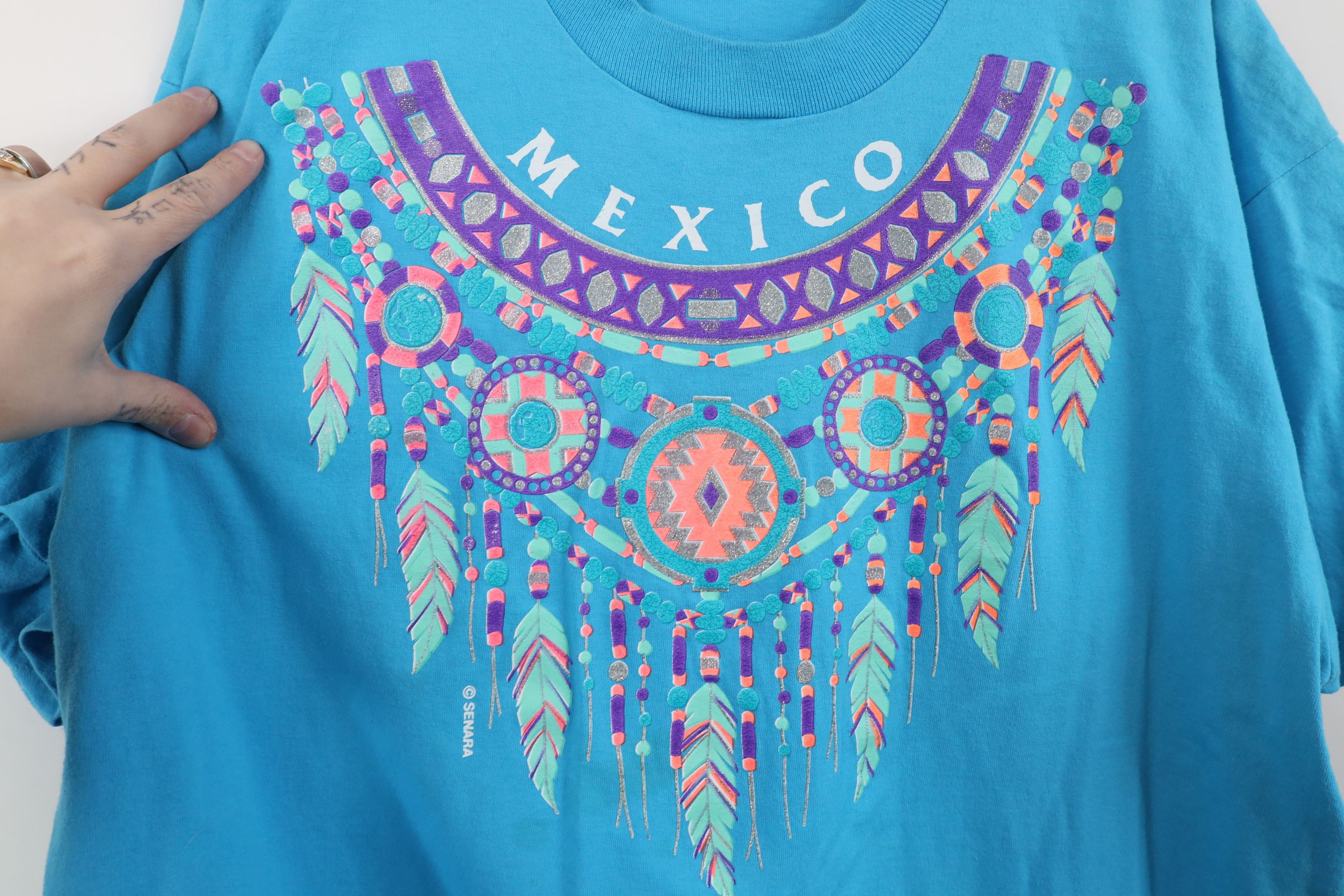 Vintage Vintage 90s Streetwear Southwestern Native T-Shirt USA Size XL / US 12-14 / IT 48-50 - 4 Thumbnail