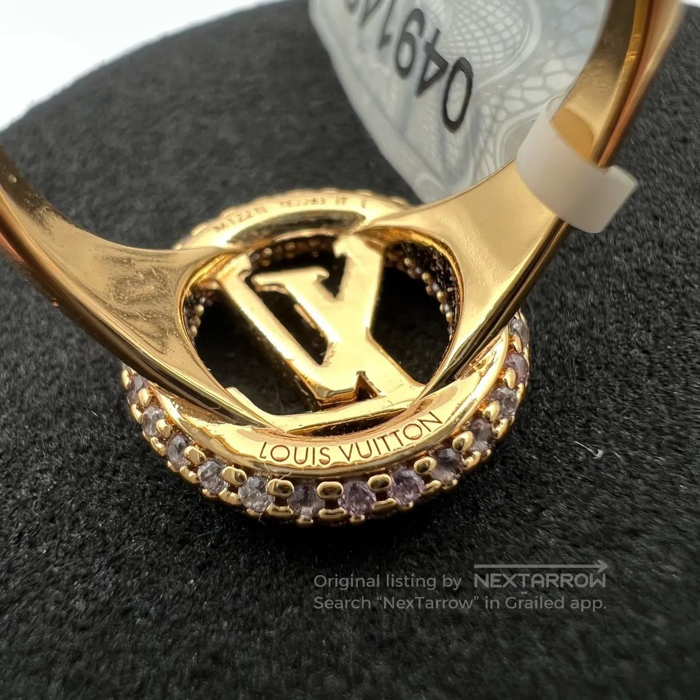 Louis Vuitton Louis Vuitton Full diamond crystal ring Size ONE SIZE - 4 Thumbnail