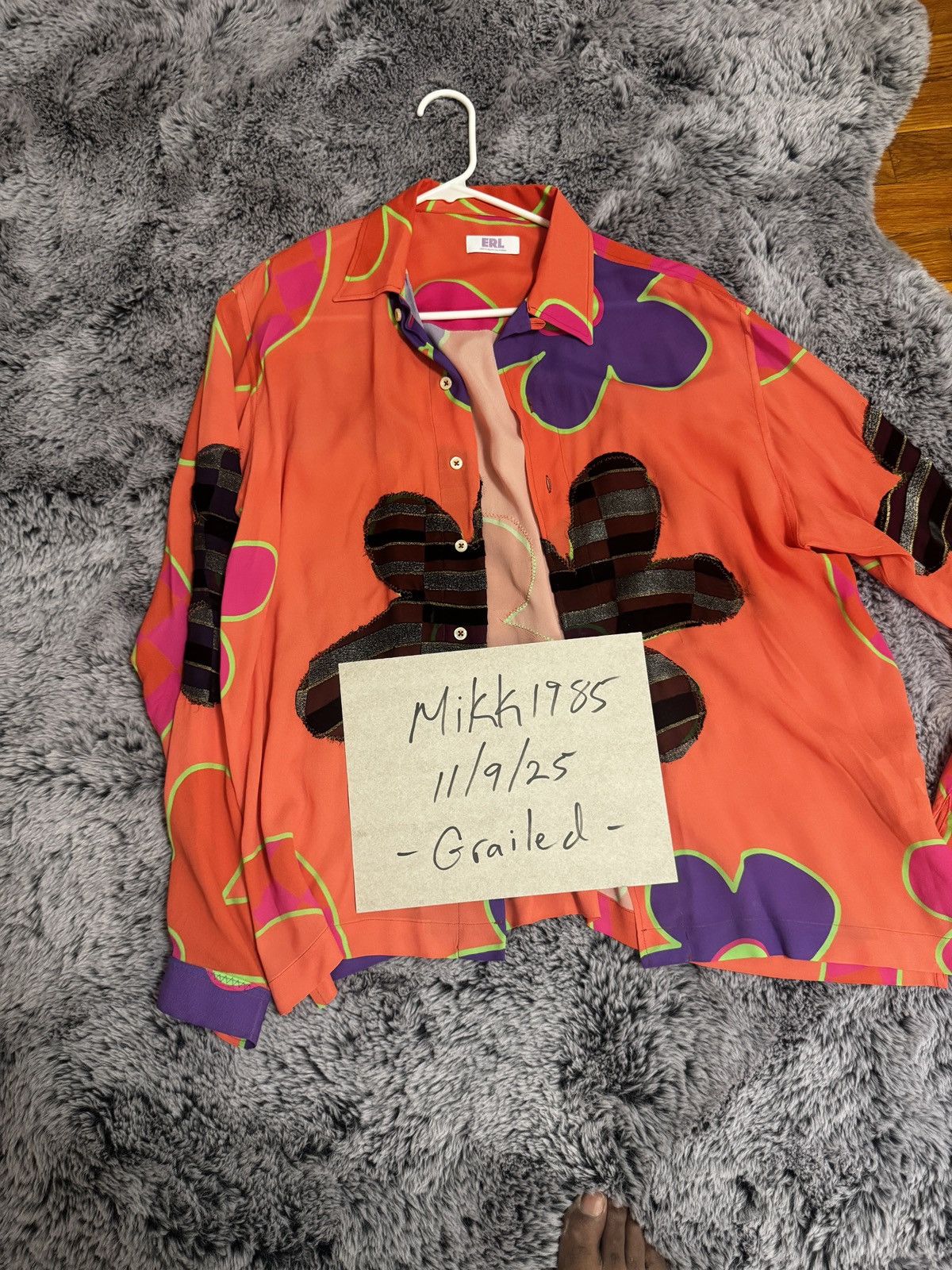 ERL ERL graphic-print long sleeve shirt Size US M / EU 48-50 / 2 - 1 Thumbnail