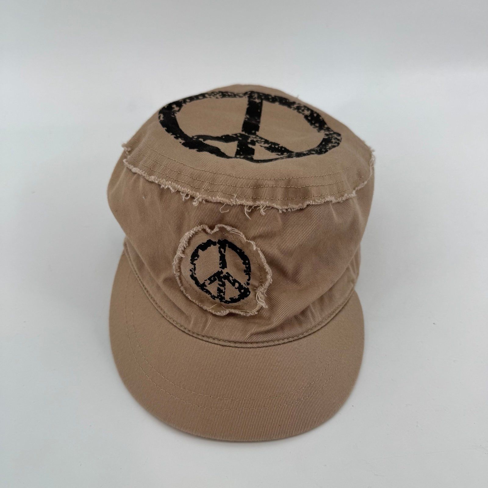 Other A Peace Sign Hat Beige Size ONE SIZE - 1 Thumbnail