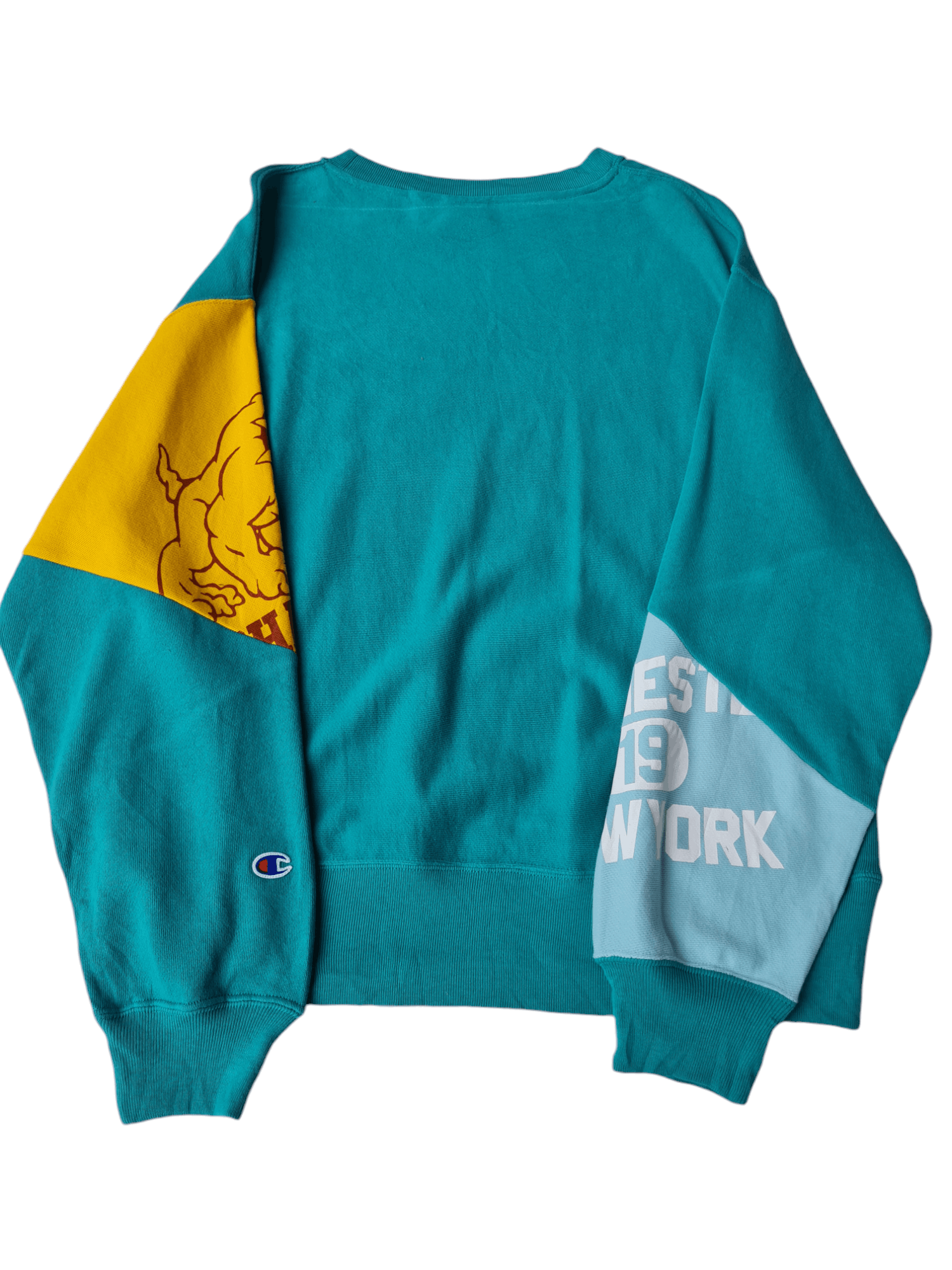 Champion Vtg Champion Reverse Weave 3 Tone Colour Size US L / EU 52-54 / 3 - 2 Thumbnail