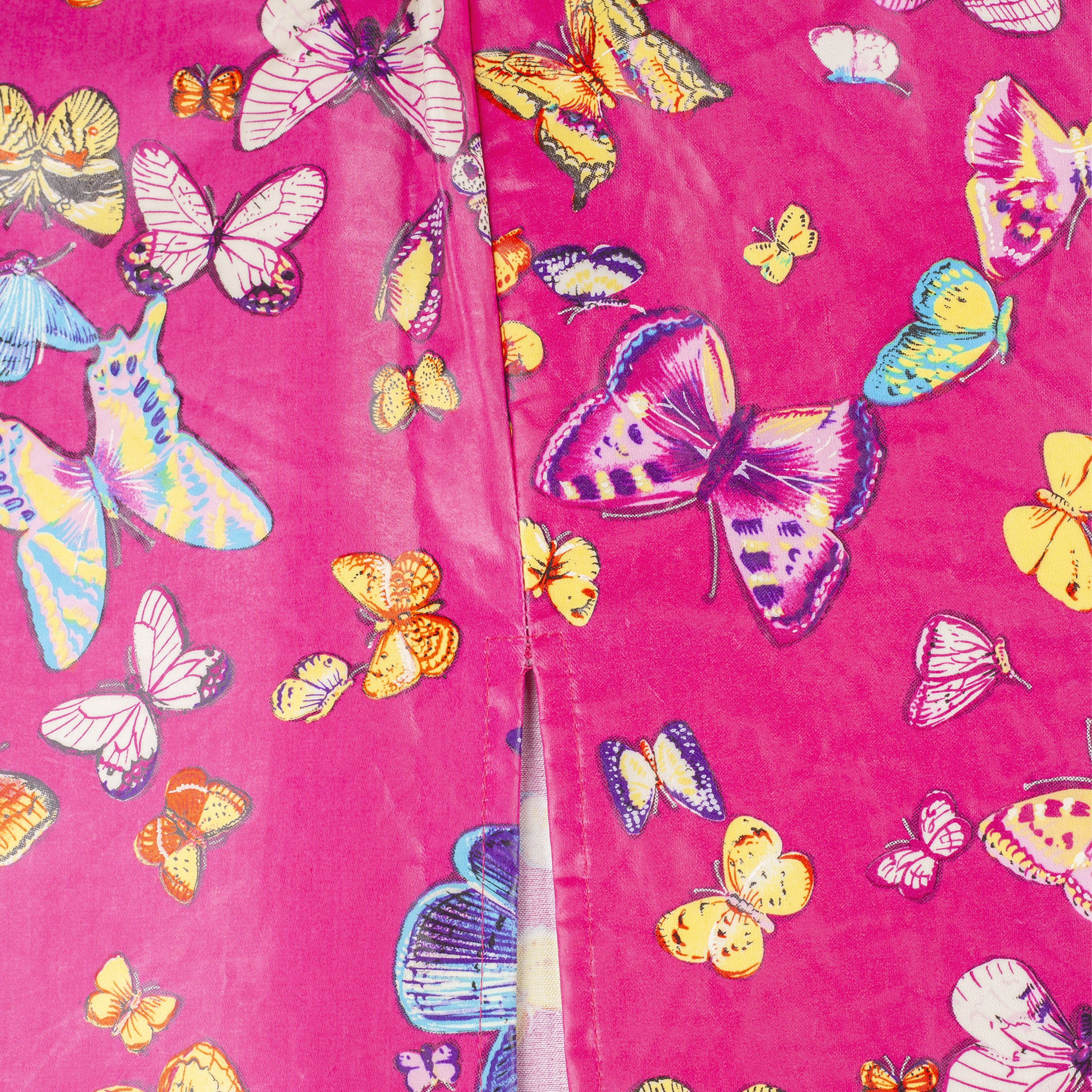 Dolce & Gabbana Dolce & Gabbana FW 2000 Butterflies Print Midi Pencil Skirt Size 28" / US 6 / IT 42 - 8 Thumbnail