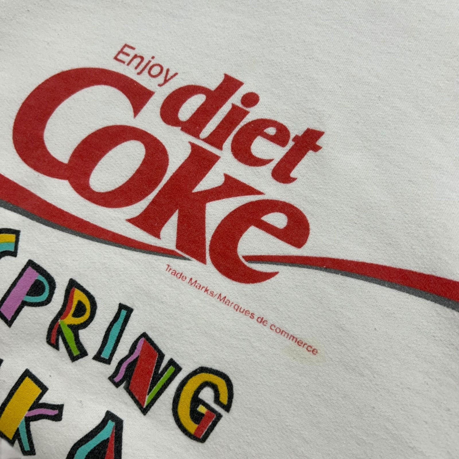 Coca Cola RARE VTG 80s 90s DIET COKE SPRING BREAK IN LA ZIP SWEATSHIRT Size US XL / EU 56 / 4 - 3 Thumbnail