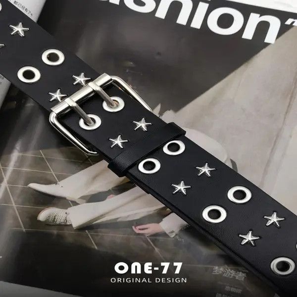 Other Black Star-Studded Belt Size ONE SIZE - 8 Thumbnail