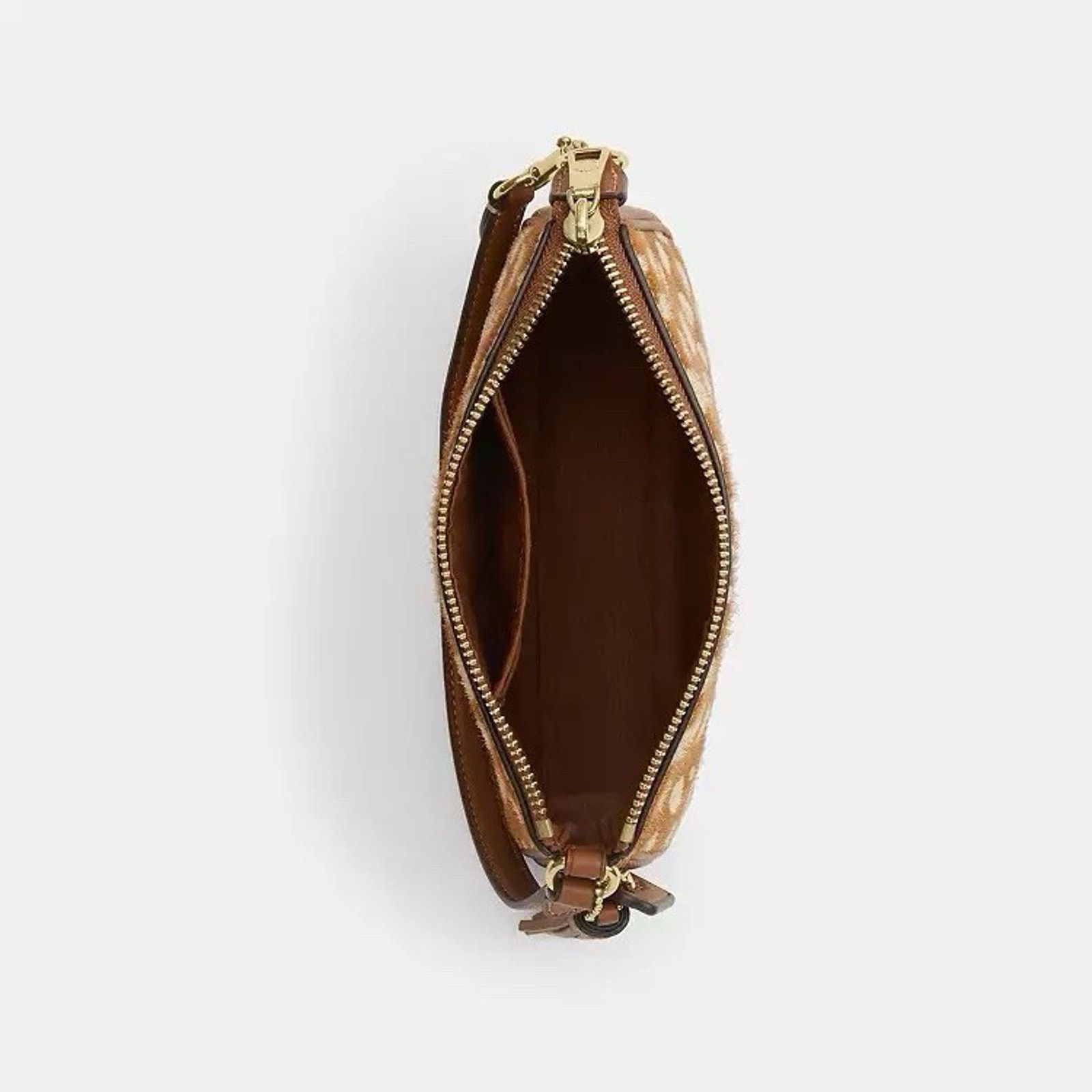 Coach NWT Coach Nolita 19 With Deer Print CDW35 Gold/Brown Leather Size ONE SIZE - 9 Thumbnail