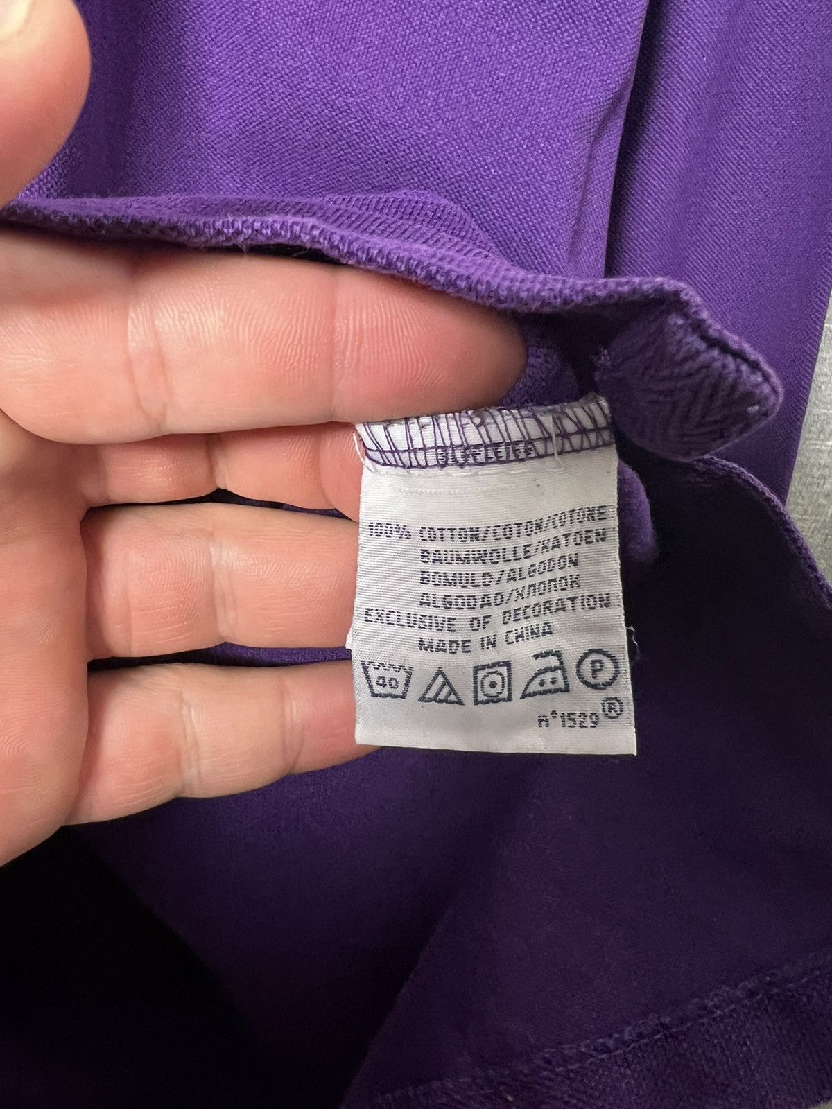 Polo Ralph Lauren Vintage Polo Ralph Lauren New York Purple Polo Long Sleeve Size US XL / EU 56 / 4 - 12 Thumbnail