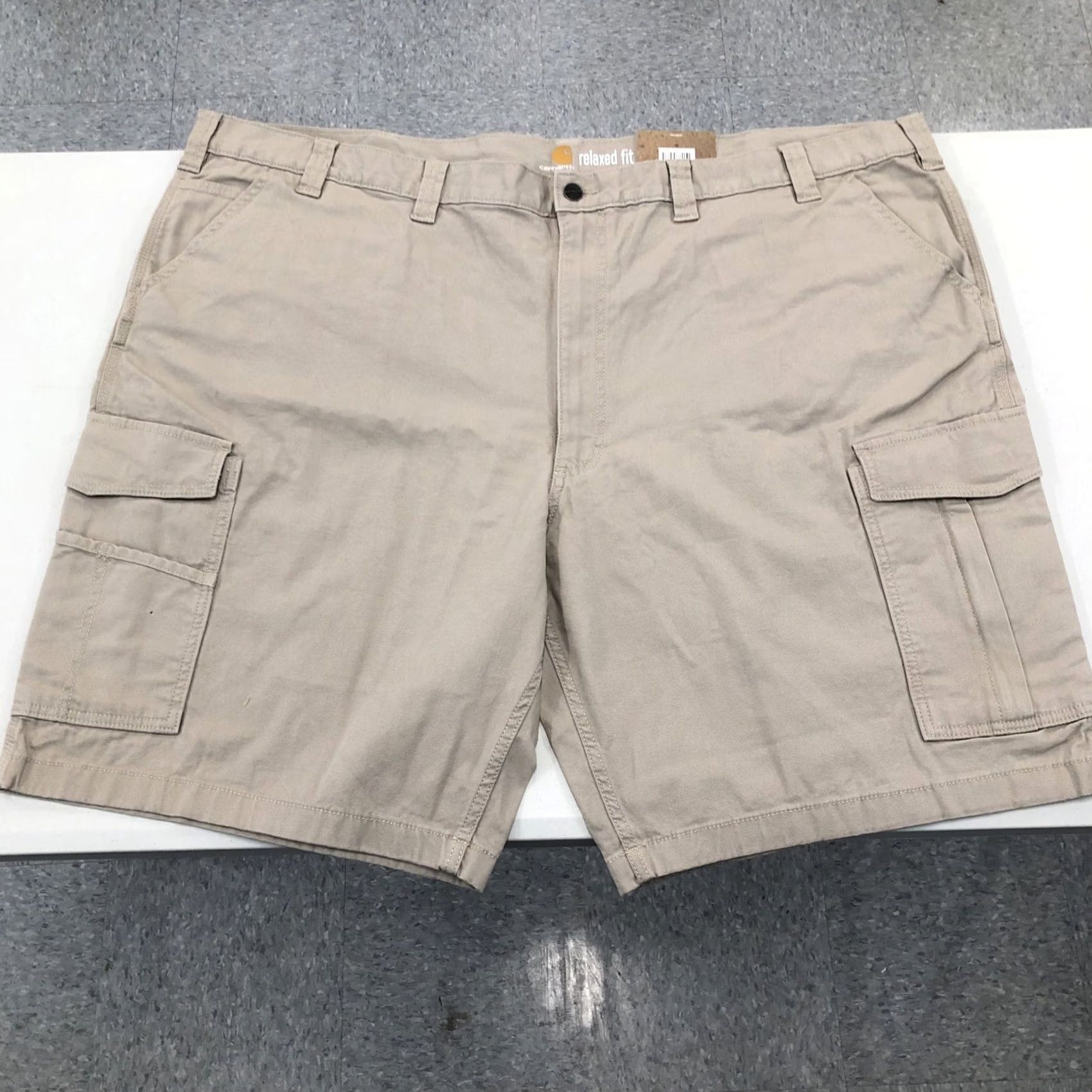Carhartt VINTAGE Carhartt Men's Rugged Flex Rigby Cargo 11 Inch Short 52 Tan Cargo Mens Size US 36 / EU 52 - 7 Thumbnail