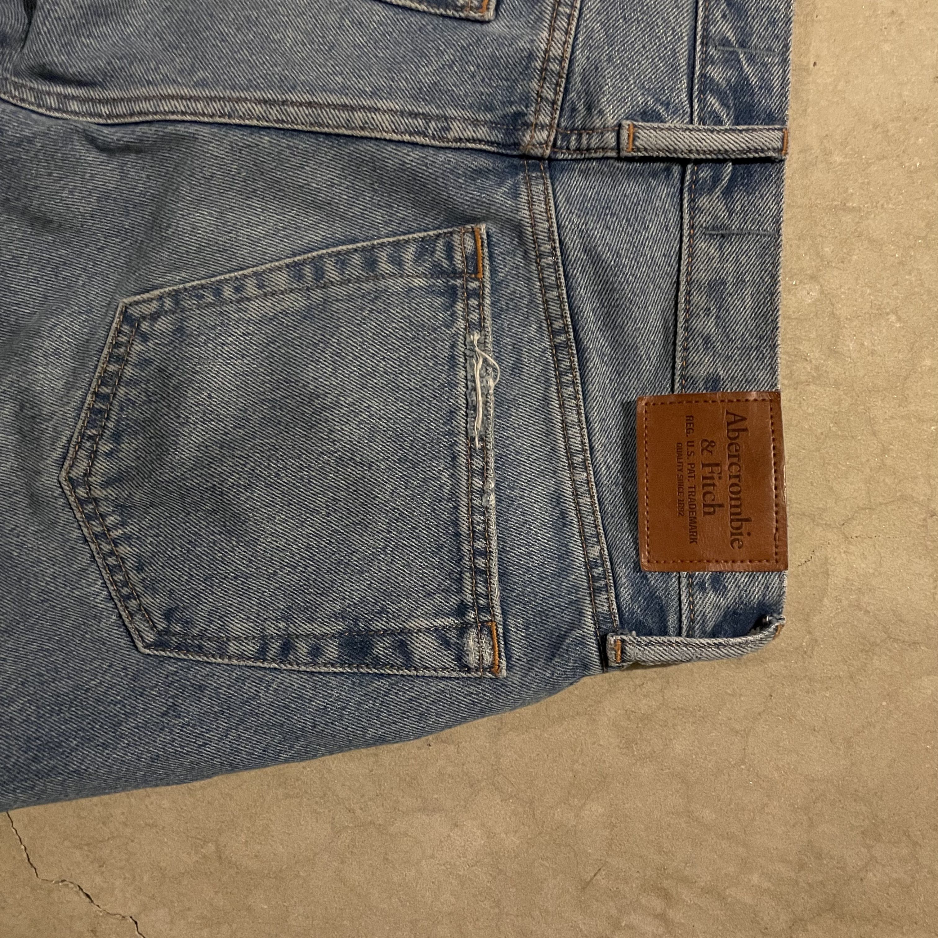 Abercrombie & Fitch × Vintage Abercrombie & Fitch Ultra Baggy Barrel Jeans Size US 30 / EU 46 - 4 Thumbnail