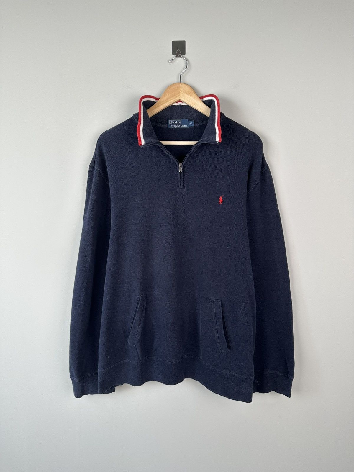 Polo Ralph Lauren × Vintage Vintage Y2k Polo Ralph Lauren 1/4 Zip Sweater Size US XL / EU 56 / 4 - 2 Thumbnail