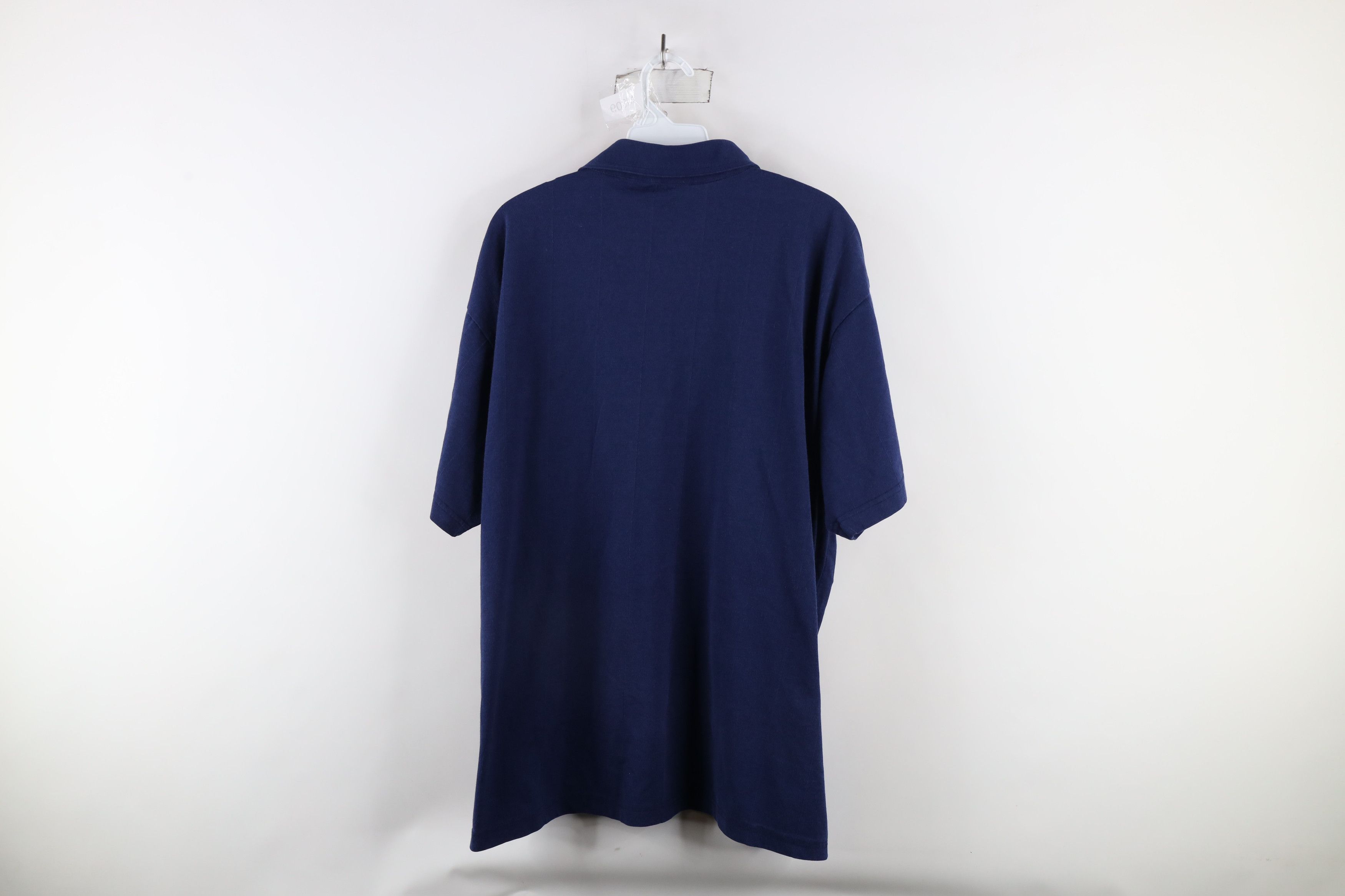 Vintage Vintage 90s Streetwear Knit Short Sleeve Collared Polo Shirt Size US XL / EU 56 / 4 - 9 Thumbnail