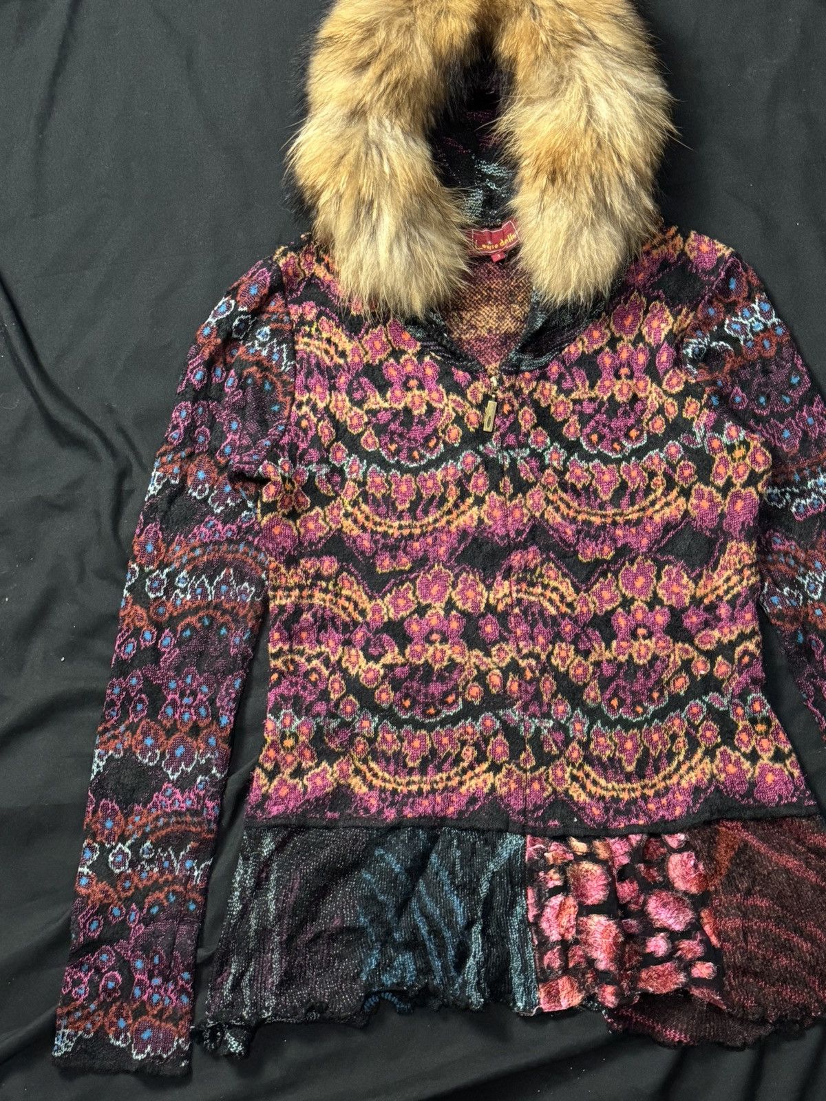 Hysteric Glamour × If Six Was Nine × Japanese Brand Fur Zipper Hoodie Louise Della Knit Archive style Size M / US 6-8 / IT 42-44 - 3 Thumbnail