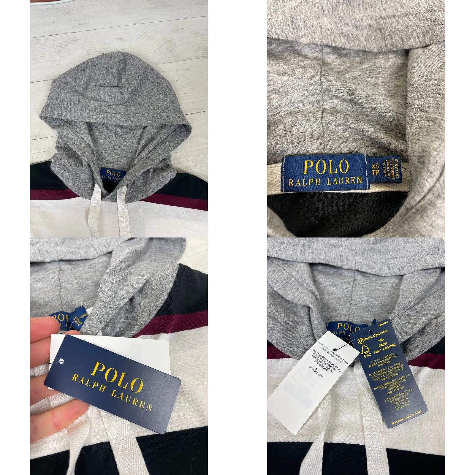 Polo Ralph Lauren Polo Ralph Lauren Skull Rugby Long Sleeve Shirt Hooded Men XS White Size US XS / EU 42 / 0 - 8 Thumbnail