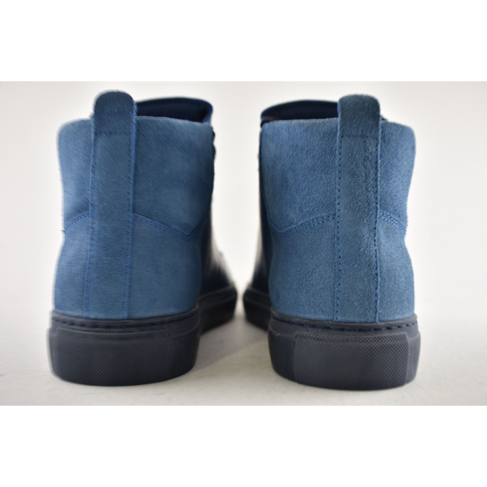 Balenciaga Balenciaga Mens Arena Blue Suede High Top Sneaker 43 10 Size US 10 / EU 43 - 10 Thumbnail