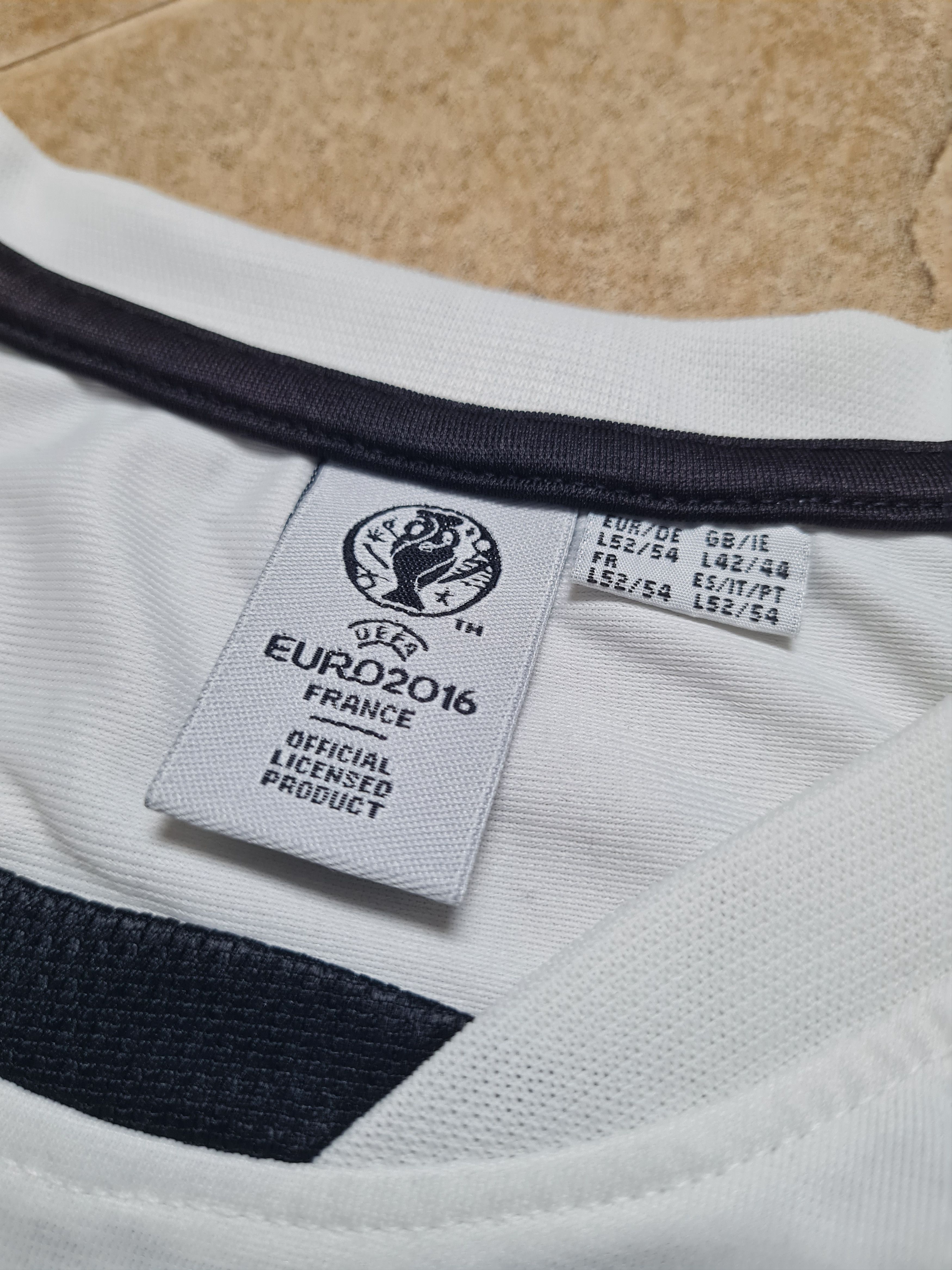 UEFA GERMANY UEFA EURO 2016 MENS THIRD SOCCER SHIRT L Size US L / EU 52-54 / 3 - 7 Thumbnail
