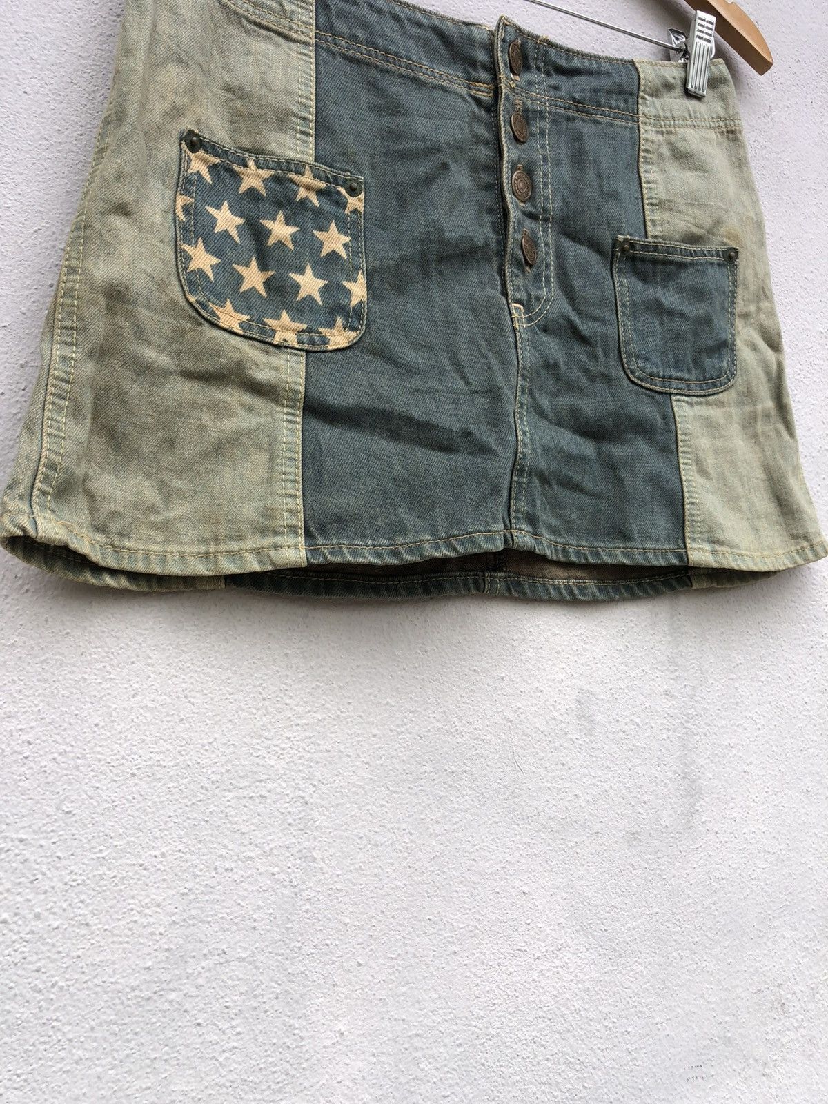 Hysteric Glamour Hysteric Glamour Patchwork Mini Skirt Size 28" / US 6 / IT 42 - 5 Thumbnail
