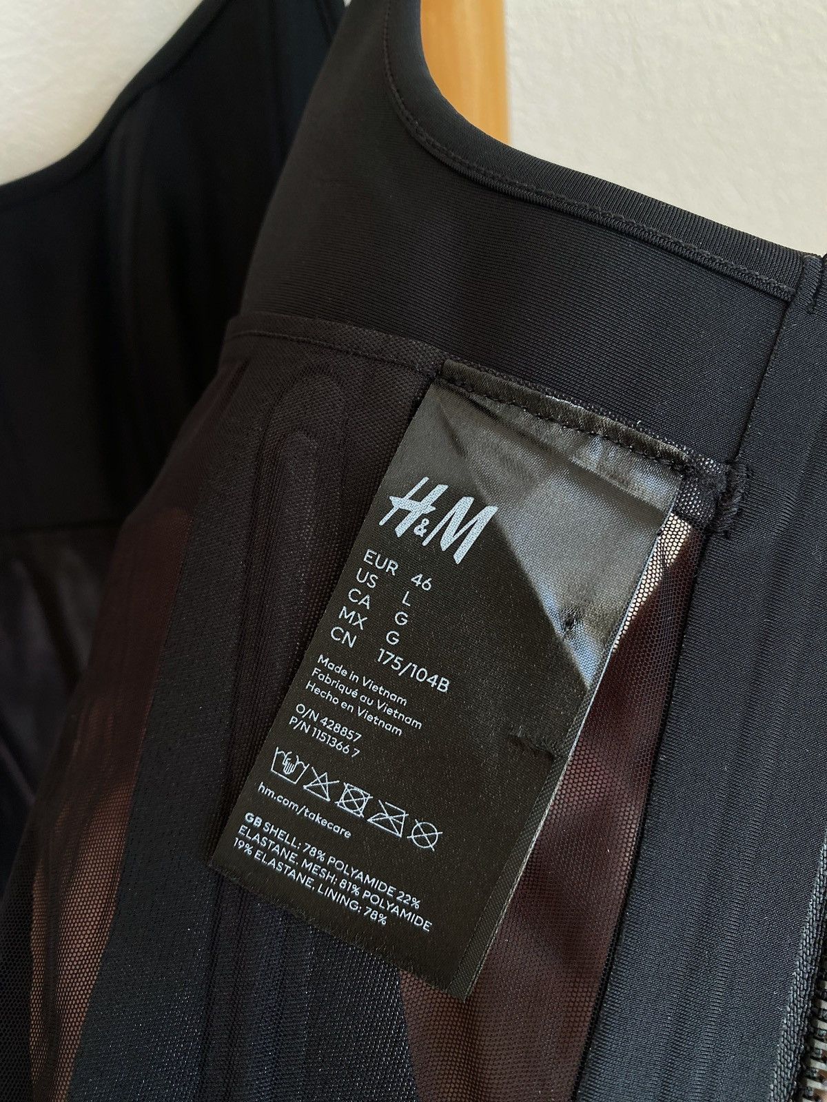 H&M × Mugler × Thierry Mugler Mugler x H&M Mesh-Paneled Corset Top Black Size L Size L / US 10 / IT 46 - 14 Thumbnail