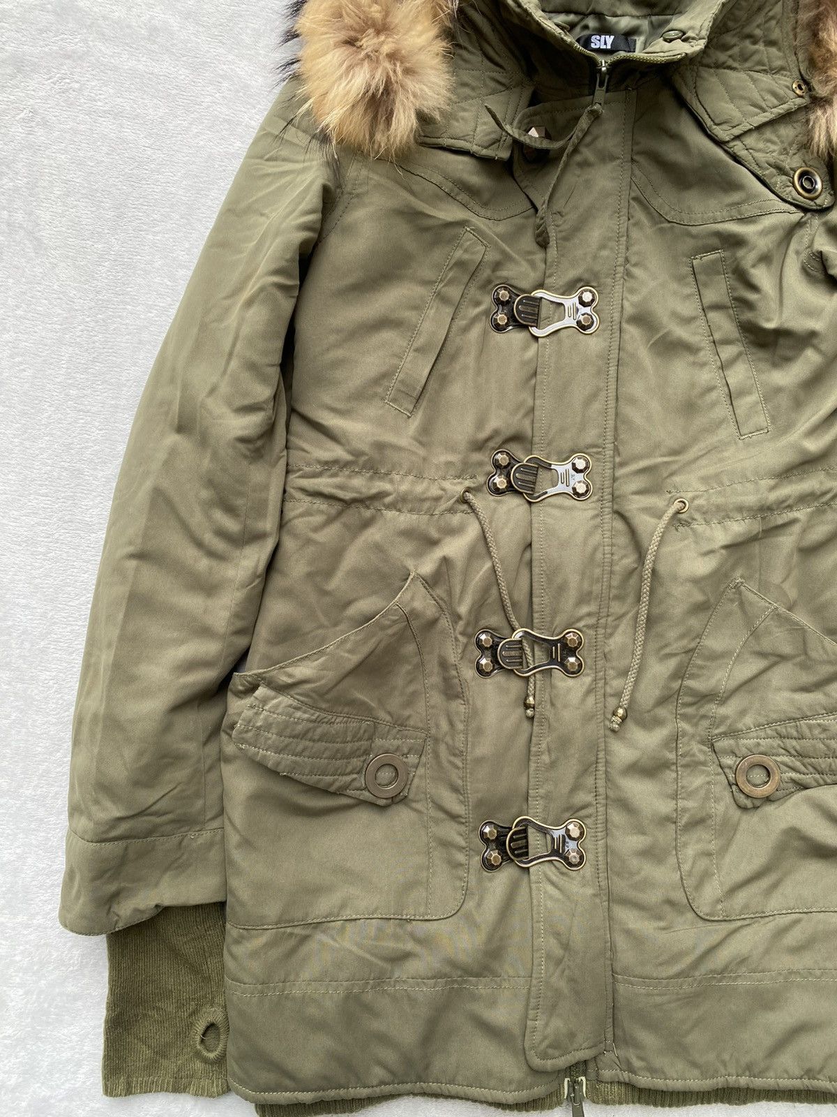 SLY Sly Fireman Clasp Fur Parka Size S / US 4 / IT 40 - 7 Thumbnail