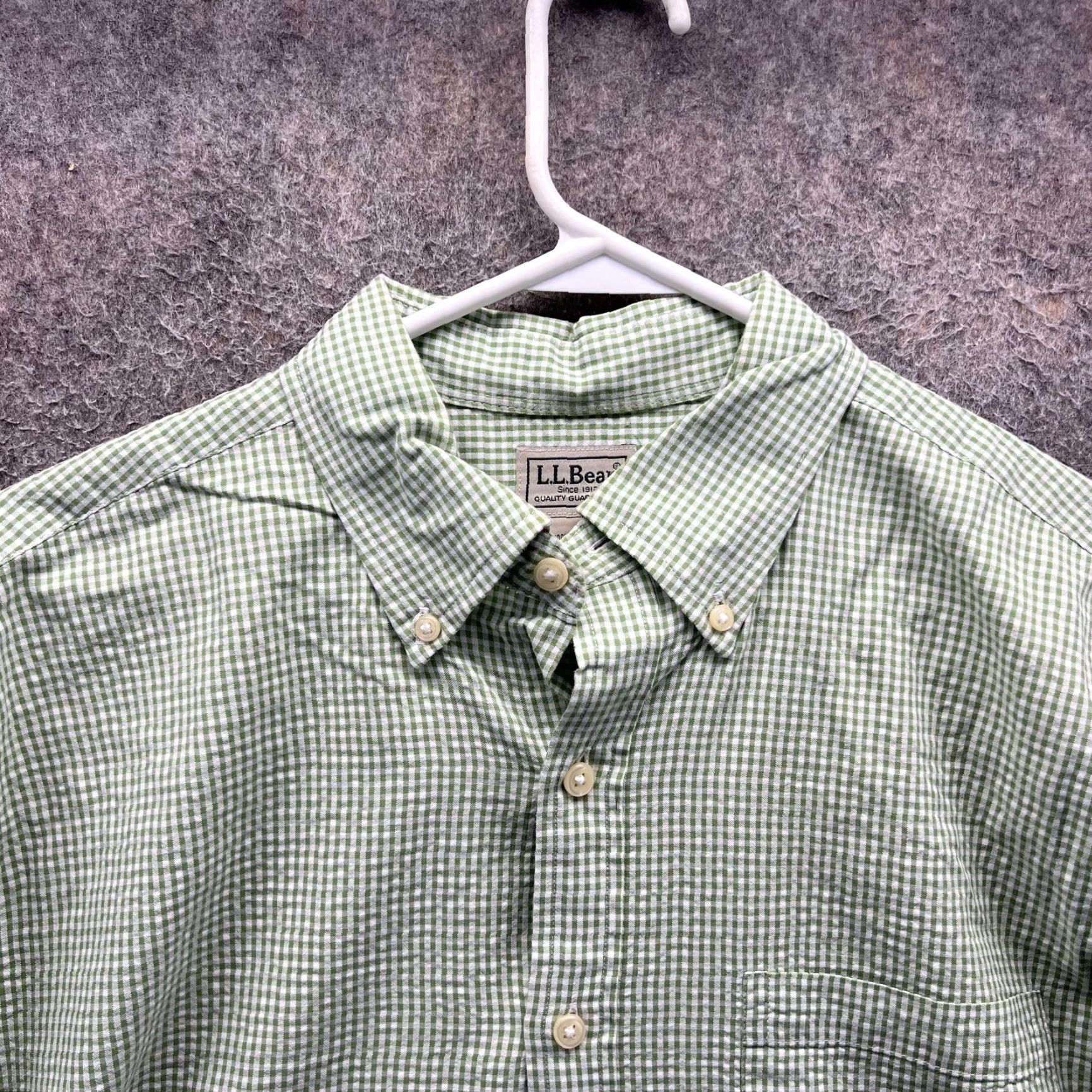 Vintage VINTAGE Shirt Mens Medium Green Check Long Sleeve Button Front Casual Woven Size US M / EU 48-50 / 2 - 7 Thumbnail