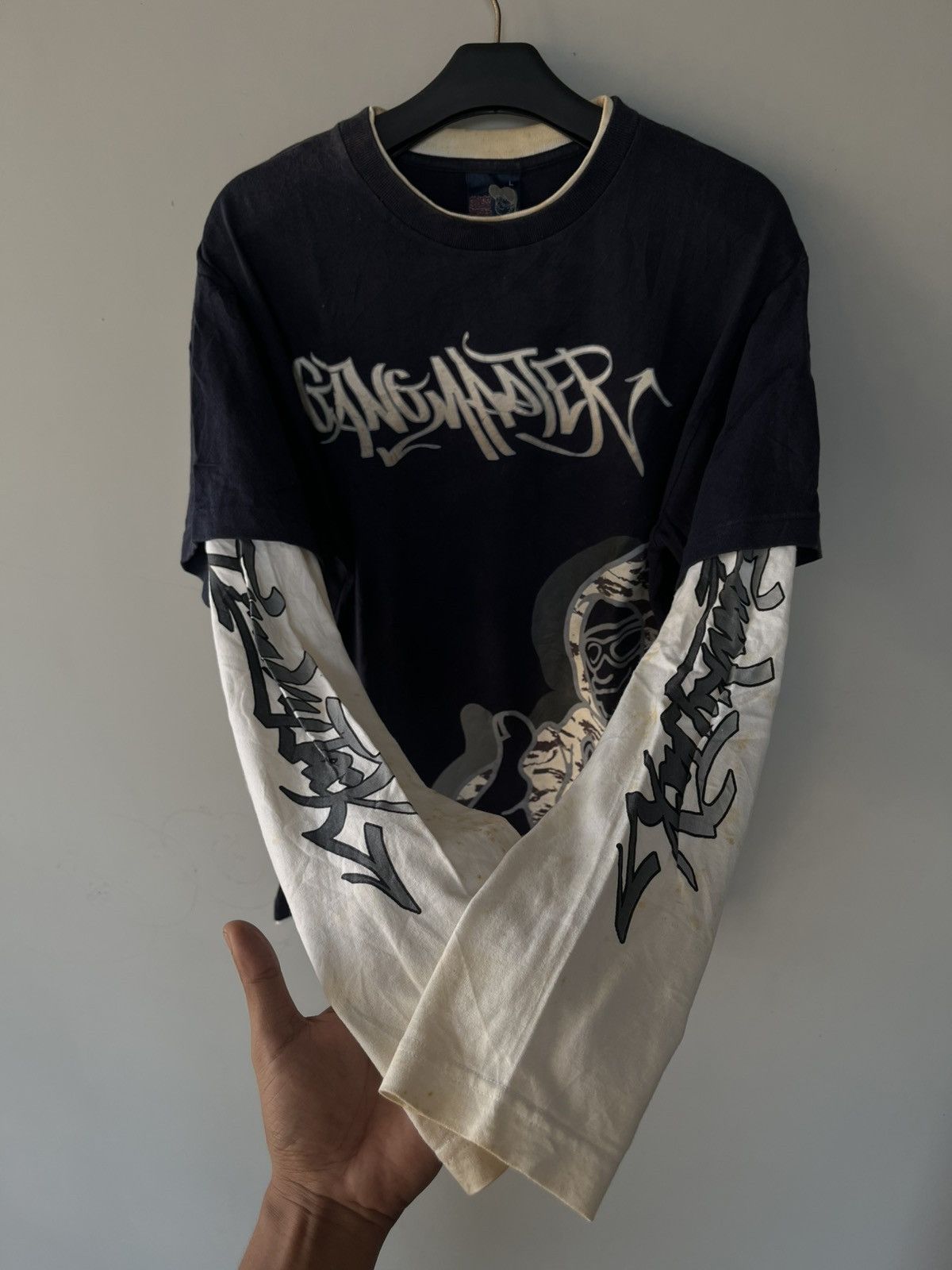 14th Addiction 2000s JAPANESE GRASS HITER POEM DOUBLE LAYER GOTHIC PUNK Y2K Size US L / EU 52-54 / 3 - 2 Thumbnail
