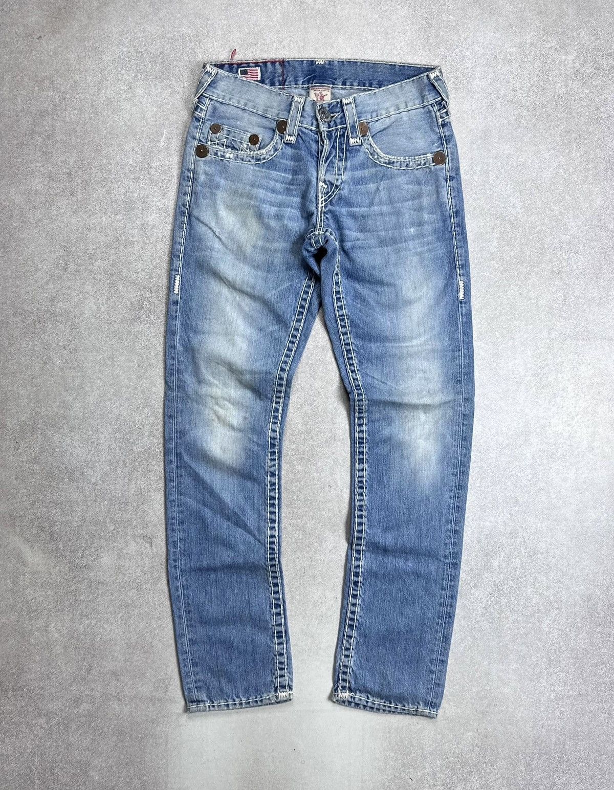 True Religion Vintage True Religion Baggy Chief Keef Style Jeans Y2K 29 Size US 29 - 4 Thumbnail