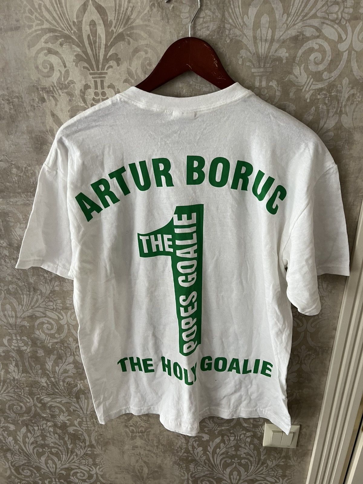 Vintage Artur Boruc The Holy Goalie Tee Celtic Football Shirt Size US L / EU 52-54 / 3 - 8 Thumbnail