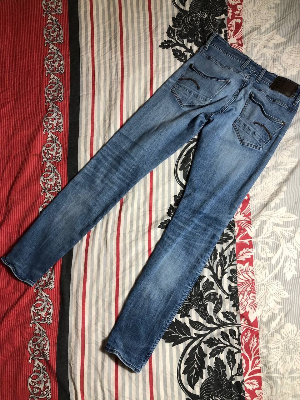 G-Star × Japanese Brand Crazy Crash Dirty Baggy Faded Jean Japan Avant Garde Style Size US 30 / EU 46 - 3 Thumbnail