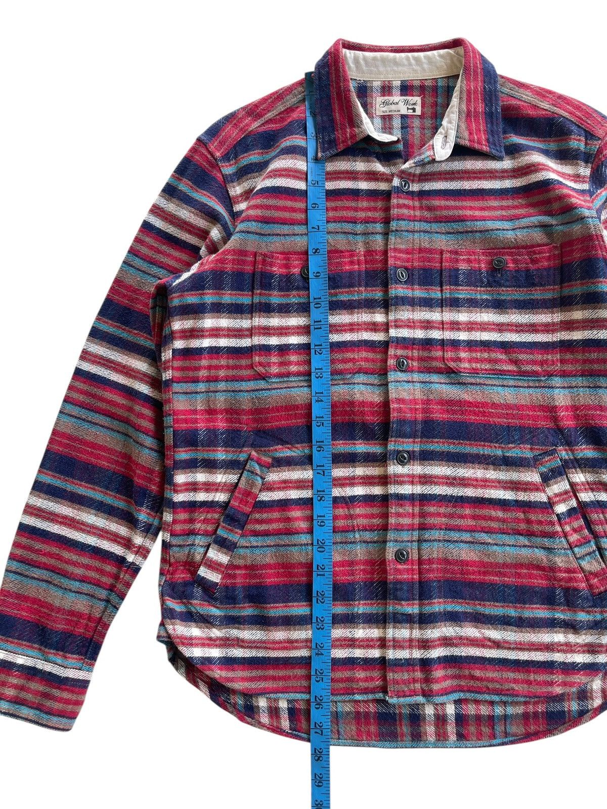 Global Work Global Work Japan Stripe Flannel Work Shirts Size US S / EU 44-46 / 1 - 8 Thumbnail