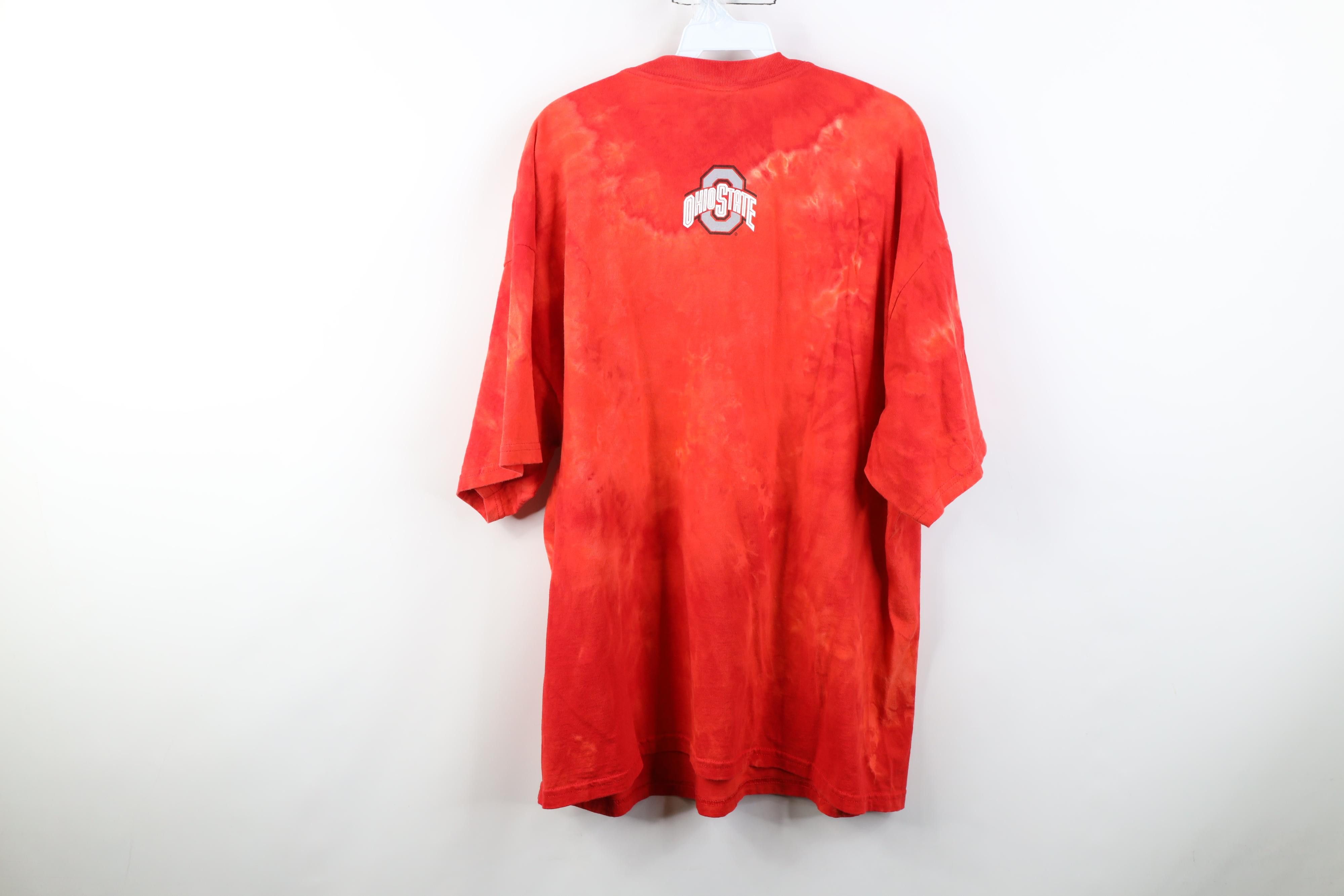 Starter Vintage 90s Starter Acid Wash Ohio State University T-Shirt Size US XXL / EU 58 / 5 - 10 Thumbnail