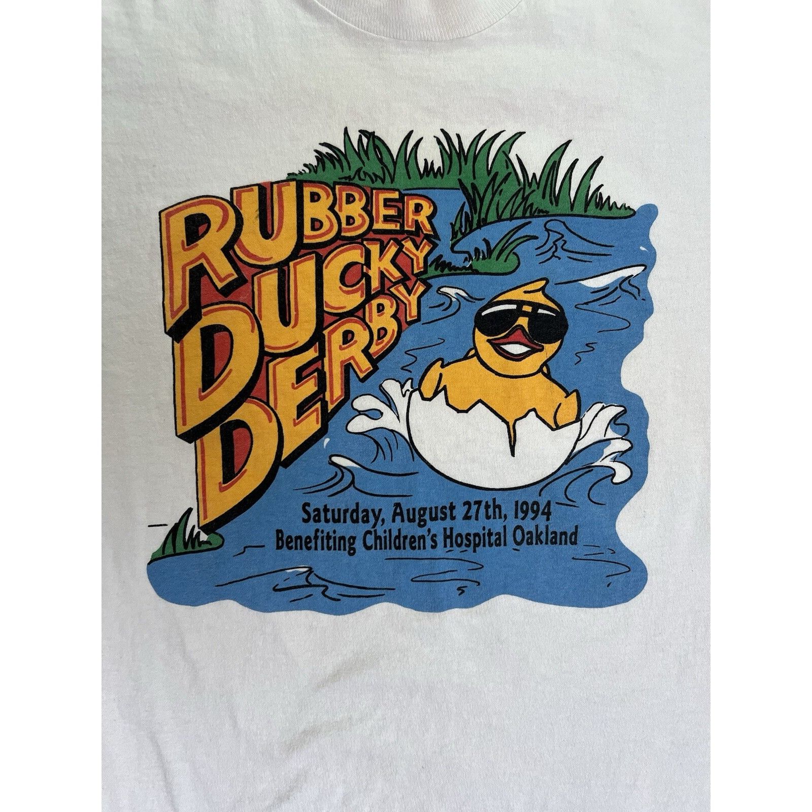 Hanes Vintage Rubber Ducky Derby T-Shirt Oakland California Size L Size US L / EU 52-54 / 3 - 2 Thumbnail