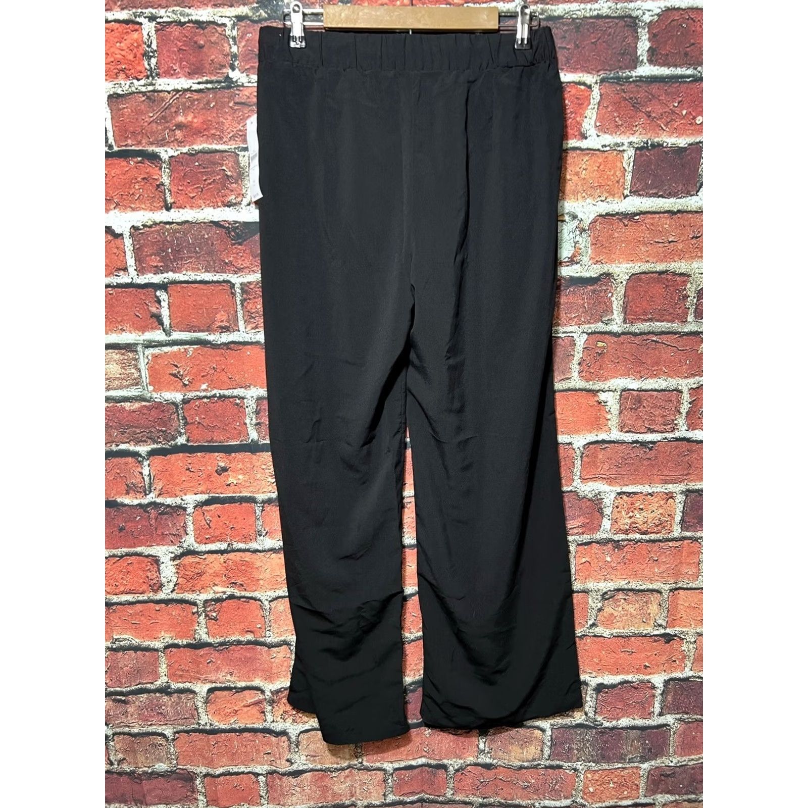 Coldwater Creek NWT Coldwater Creek Savannah Wide Leg Black Pants Womens Medium Size 32" / US 10 / IT 46 - 3 Thumbnail
