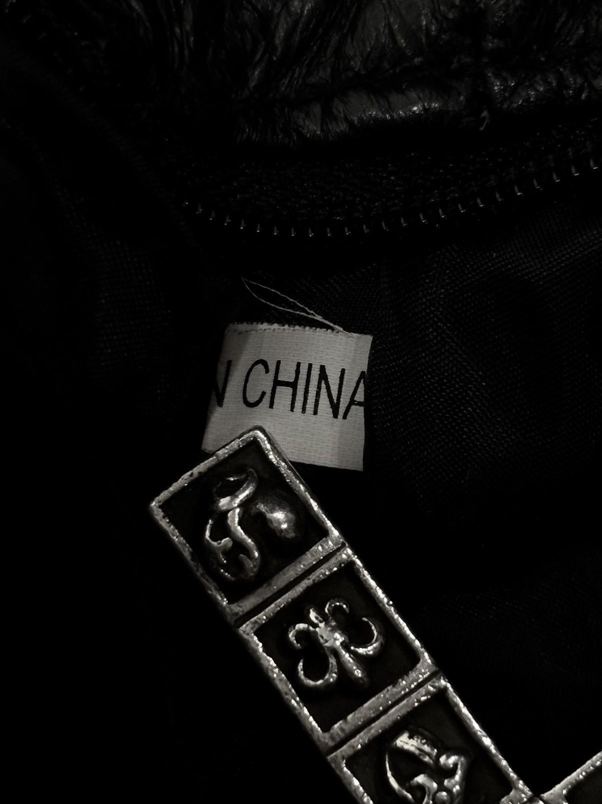 Genuine Leather Navarre Leather Company Hooded Patchwork Leather Jacket Size US XL / EU 56 / 4 - 16 Thumbnail