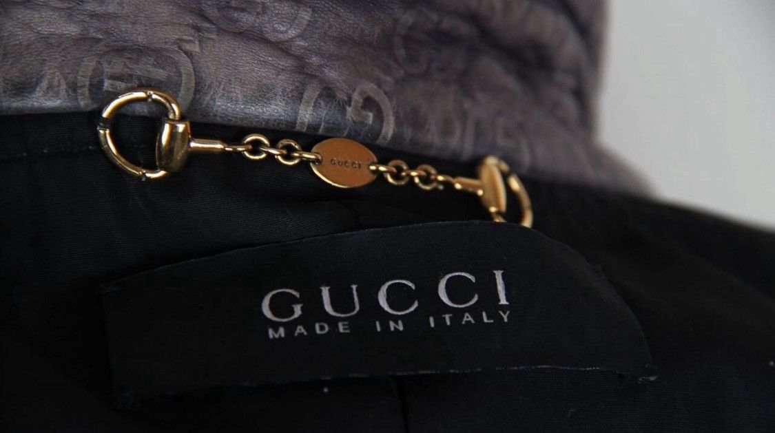 Gucci Gucci Monogram All Over Pocket Leather Moto Jacket Size XS / US 0-2 / IT 36-38 - 7 Thumbnail