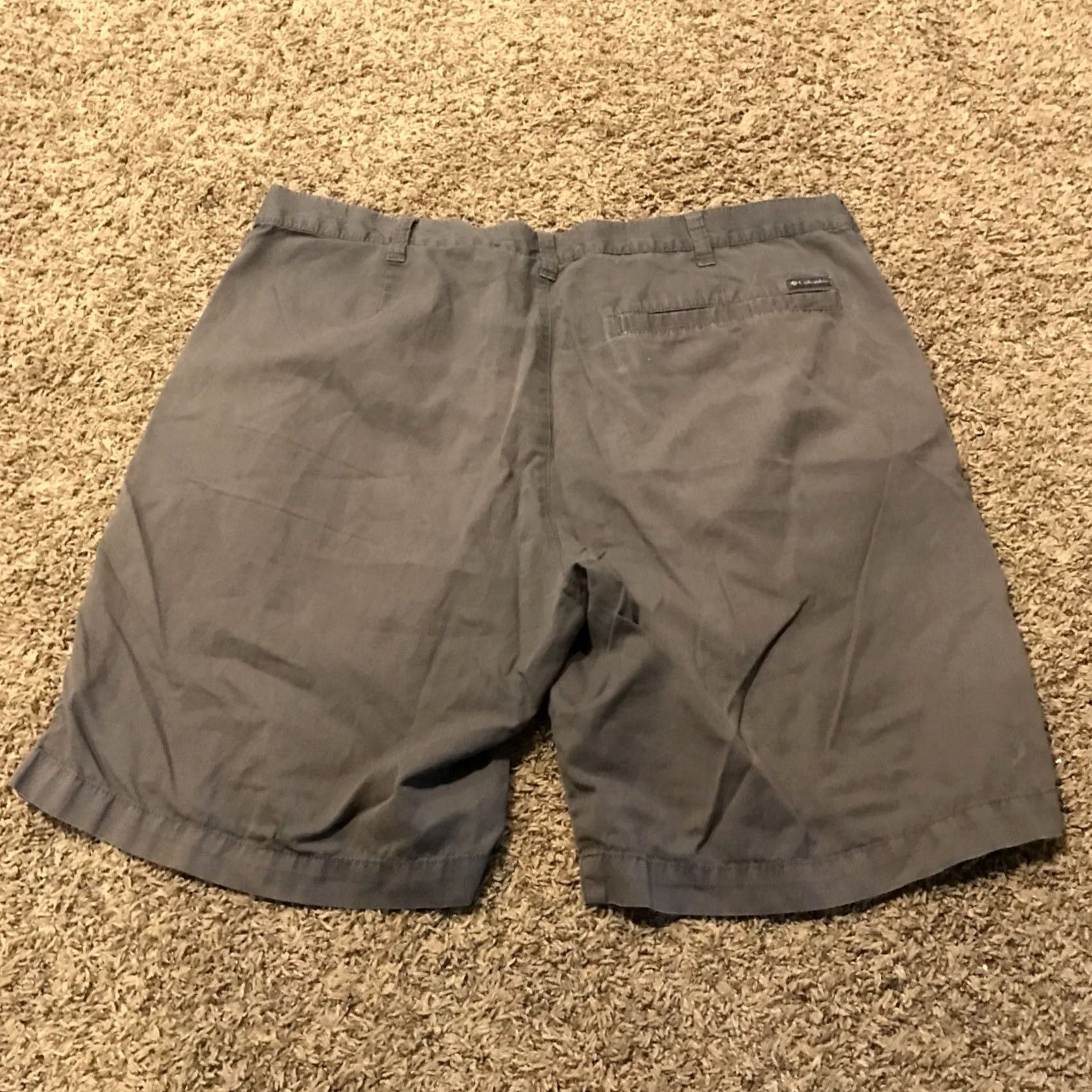 Vintage Columbia Mens Gray Cotton Shorts 38 Regular Canvas Chino Pockets Casual Outdoor Vintage: No Size US 38 / EU 54 - 4 Thumbnail