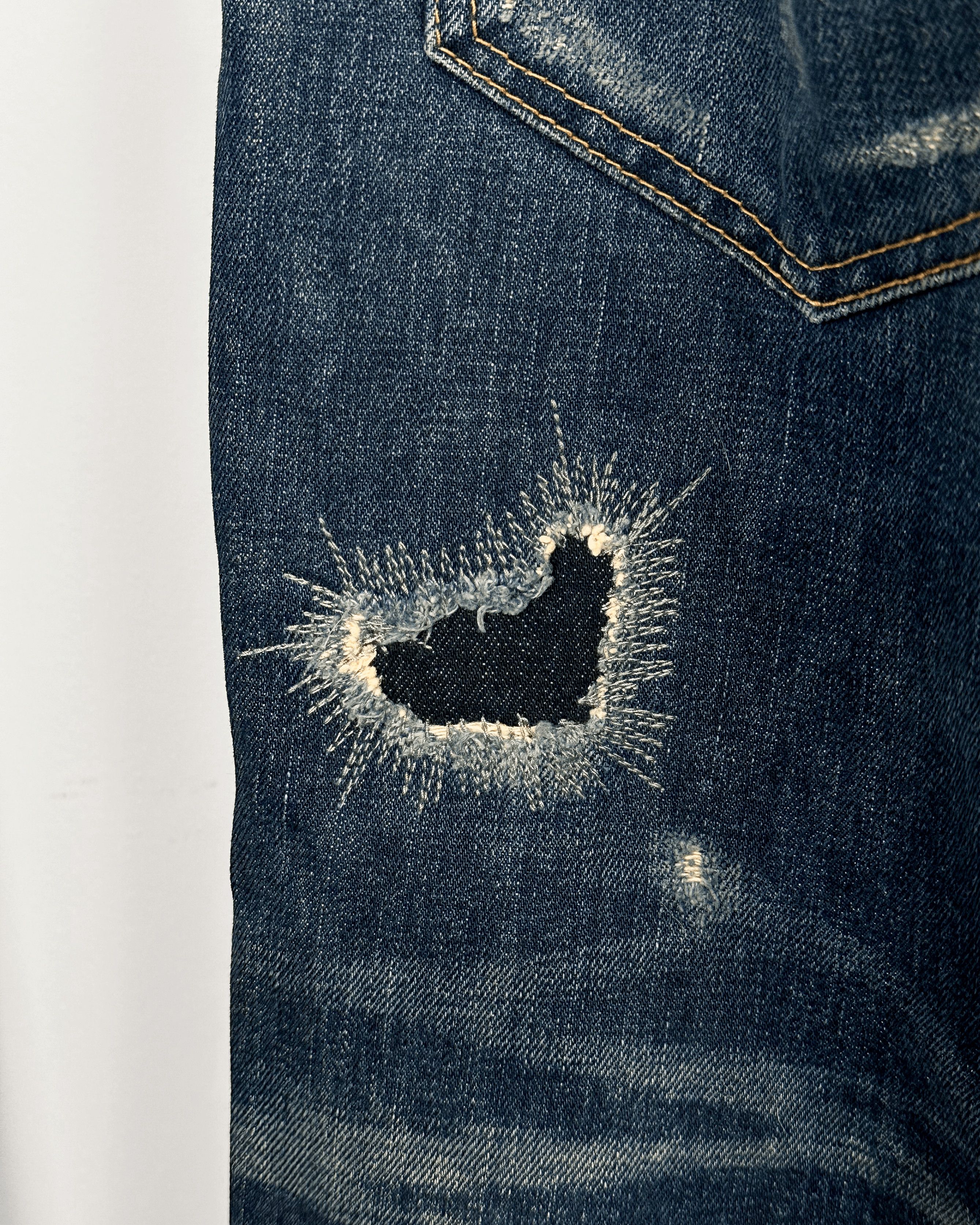 Issey Miyake Sunao Kuwahara Multi Pocket Cargo Jeans Size US 30 / EU 46 - 7 Thumbnail