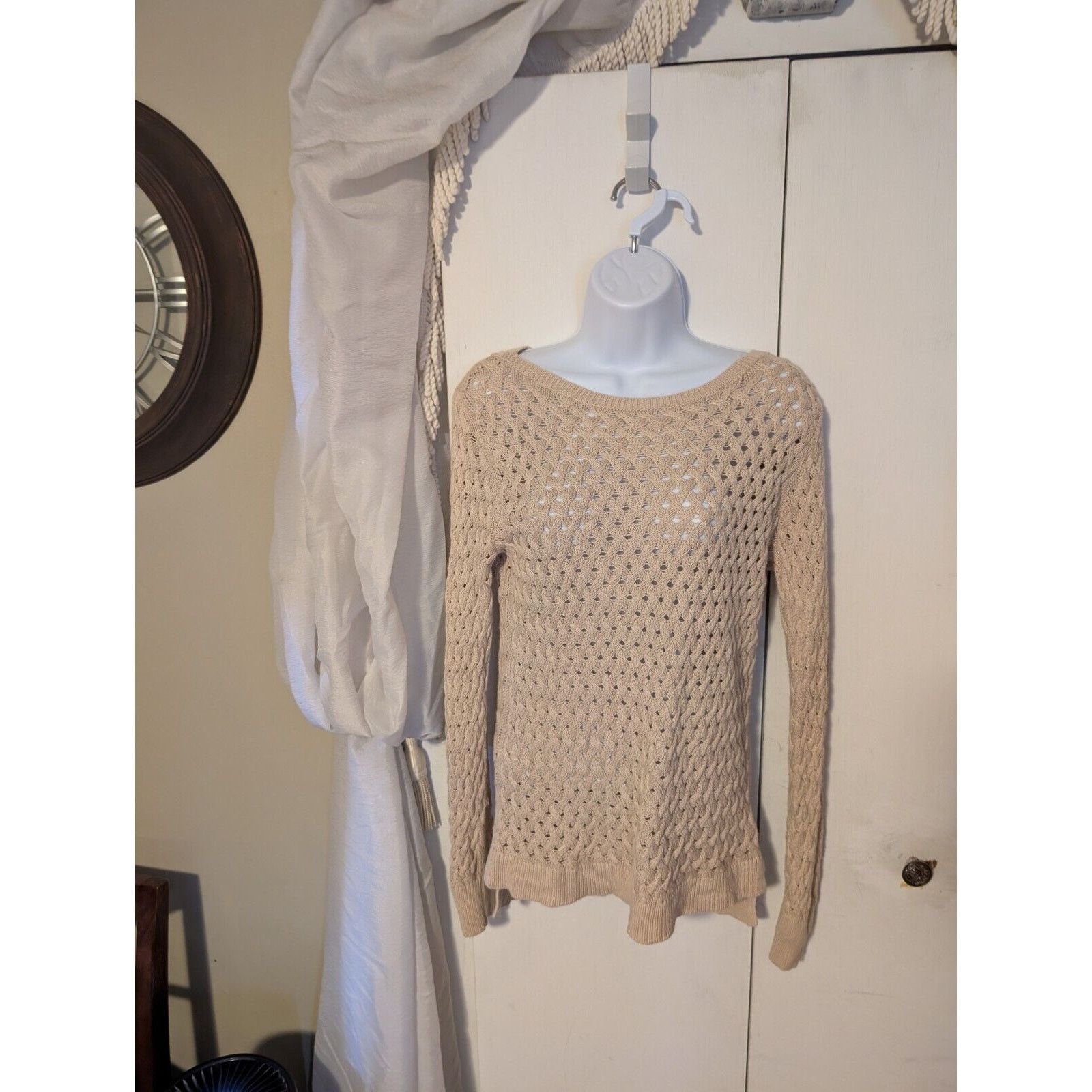 Michael Kors Michael Kors Sweater Beige Tunic Pullover Knit Womens Medium Size M / US 6-8 / IT 42-44 - 1 Thumbnail