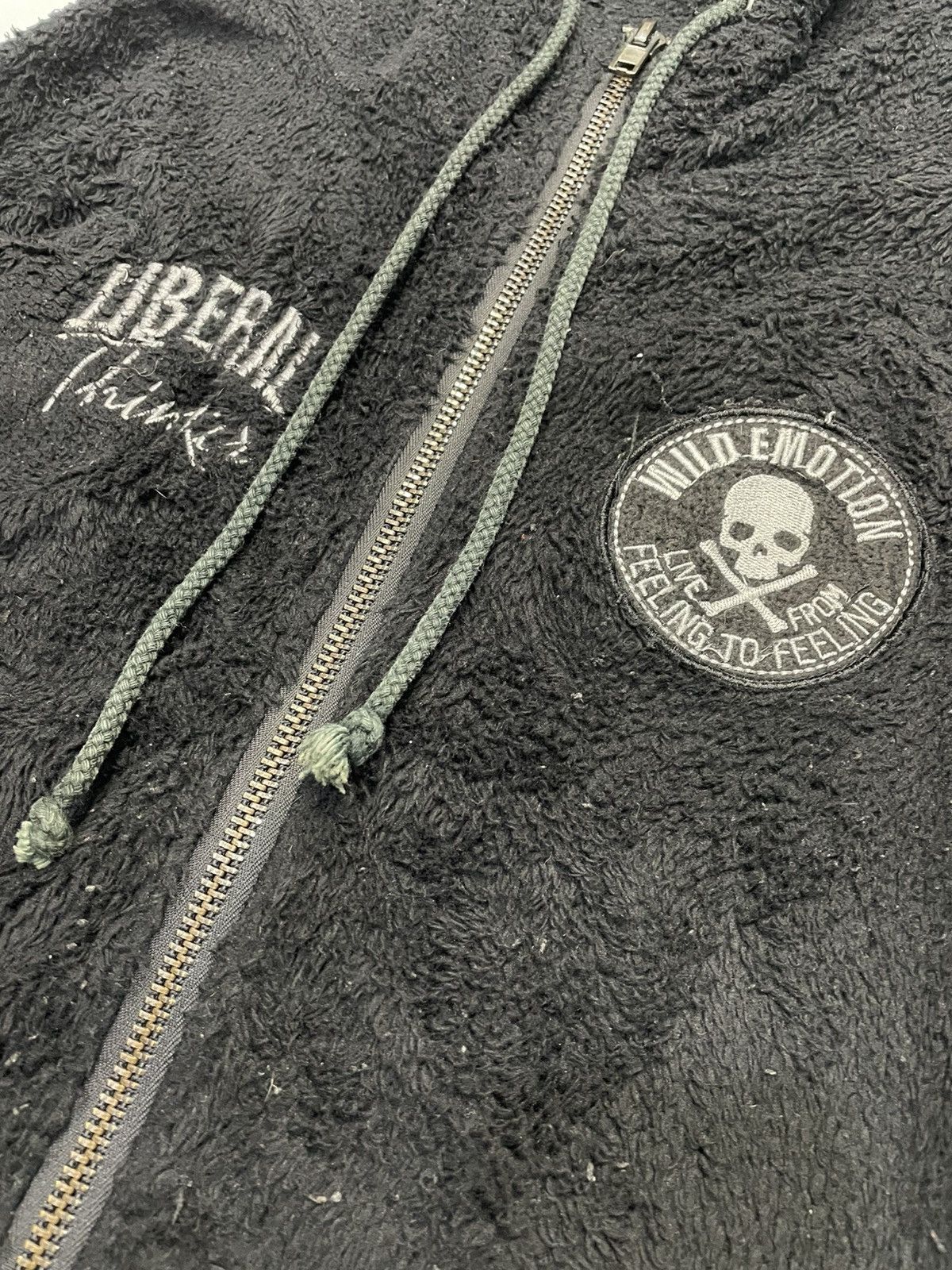 Ghost Of Harlem Fleece Jacket Hoodie Japan Skull