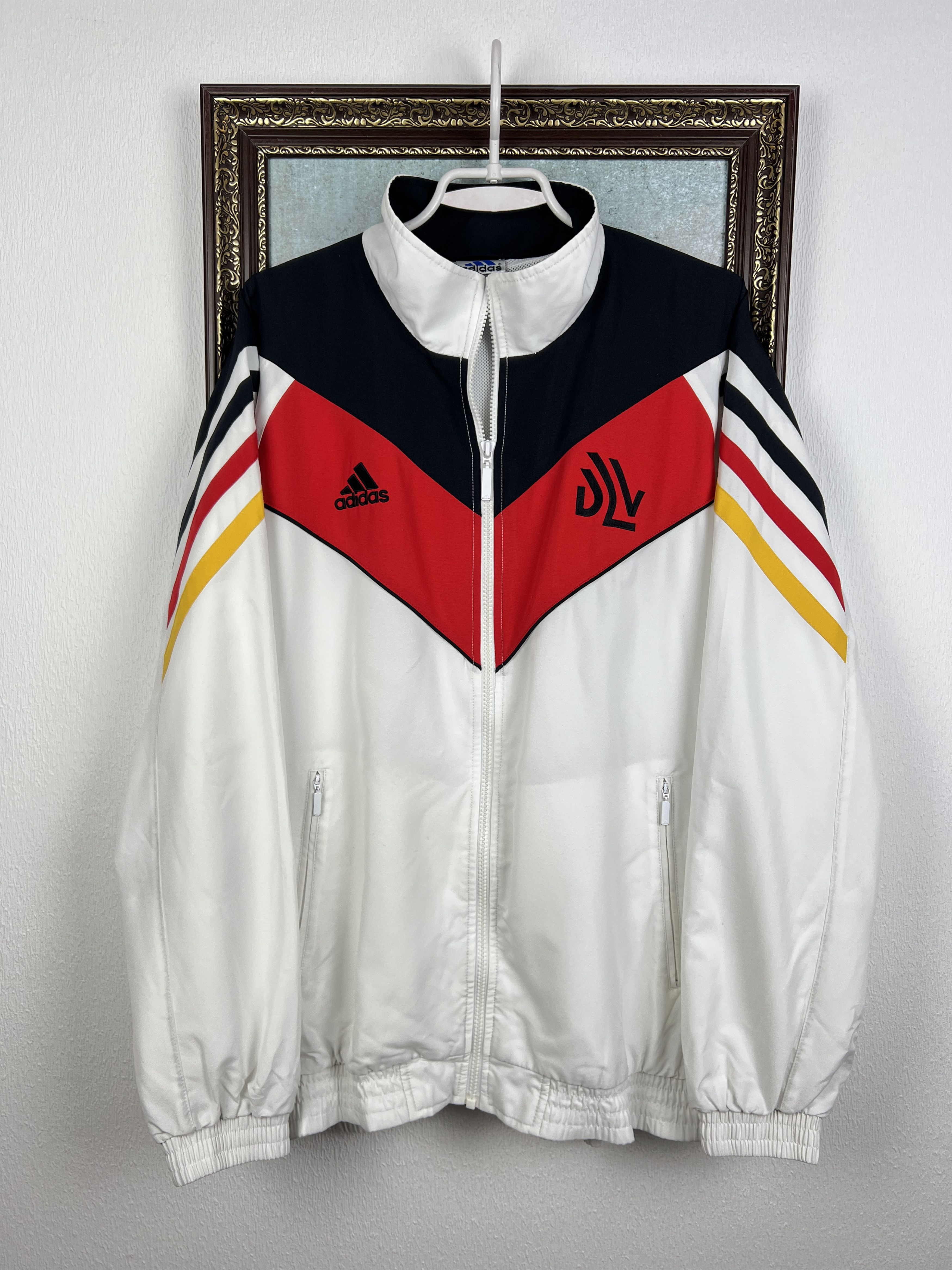 Adidas Vintage Adidas Germany Olympics Nagano Jacket Track Top Rare Size US L / EU 52-54 / 3 - 1 Thumbnail