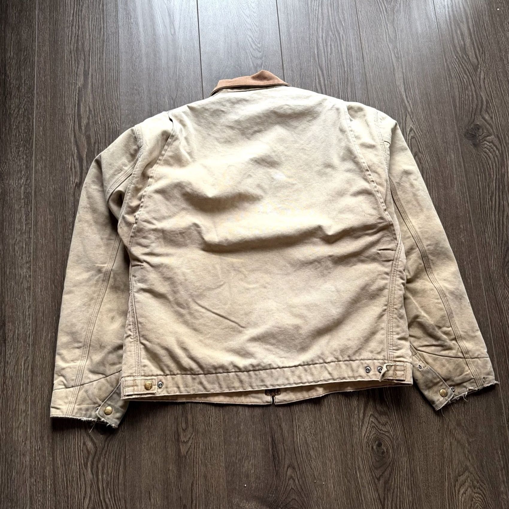 Carhartt VINTAGE Carhartt Jacket J01 BRN Brown 48 USA Mens Regular Lined Warmth Canvas Cotton Size US M / EU 48-50 / 2 - 7 Thumbnail