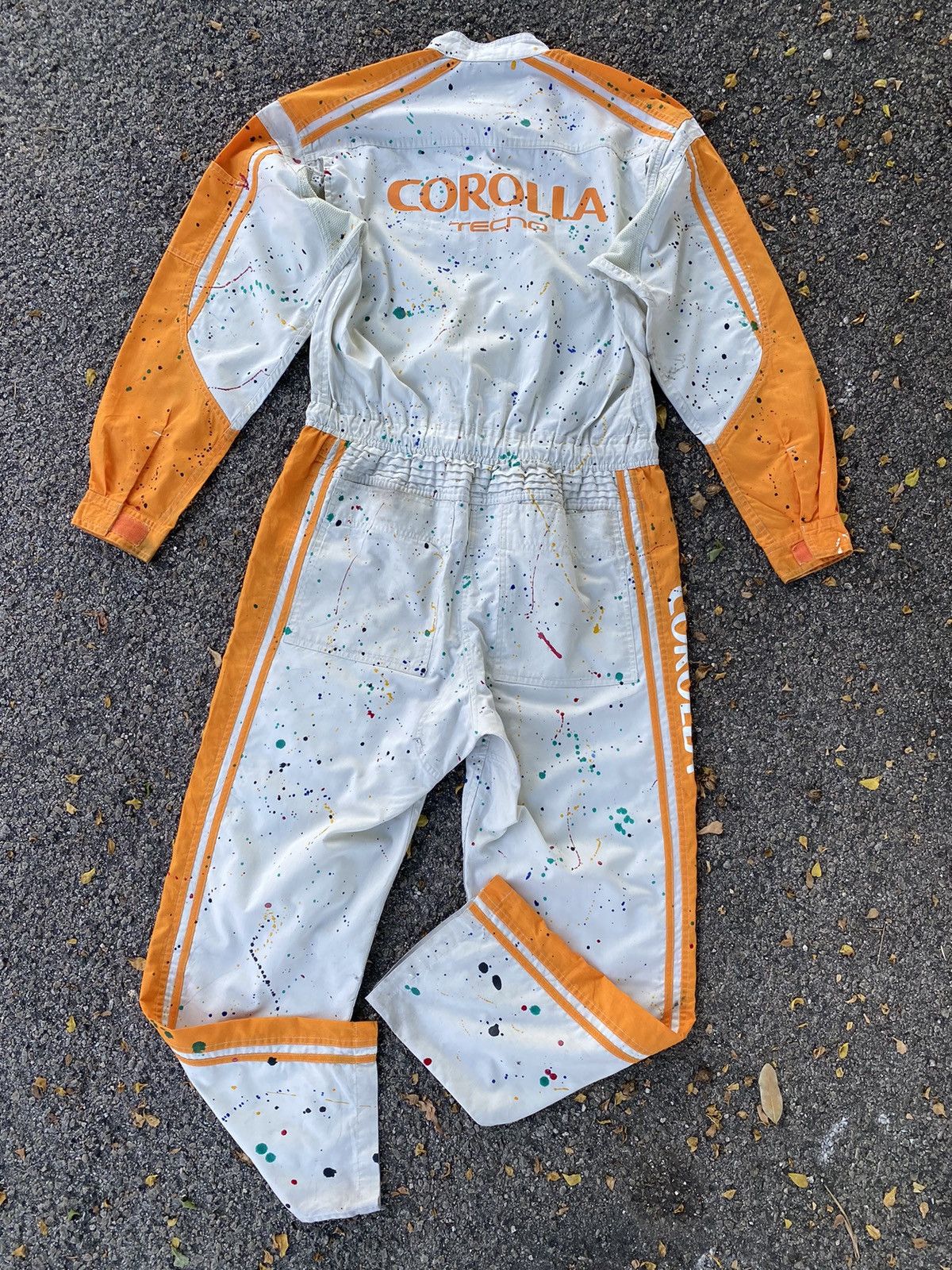 Vintage 🔥 Distressed 🔥 Vintage Toyota Corolla Tecno Jumpsuit Size US 36 / EU 52 - 8 Thumbnail