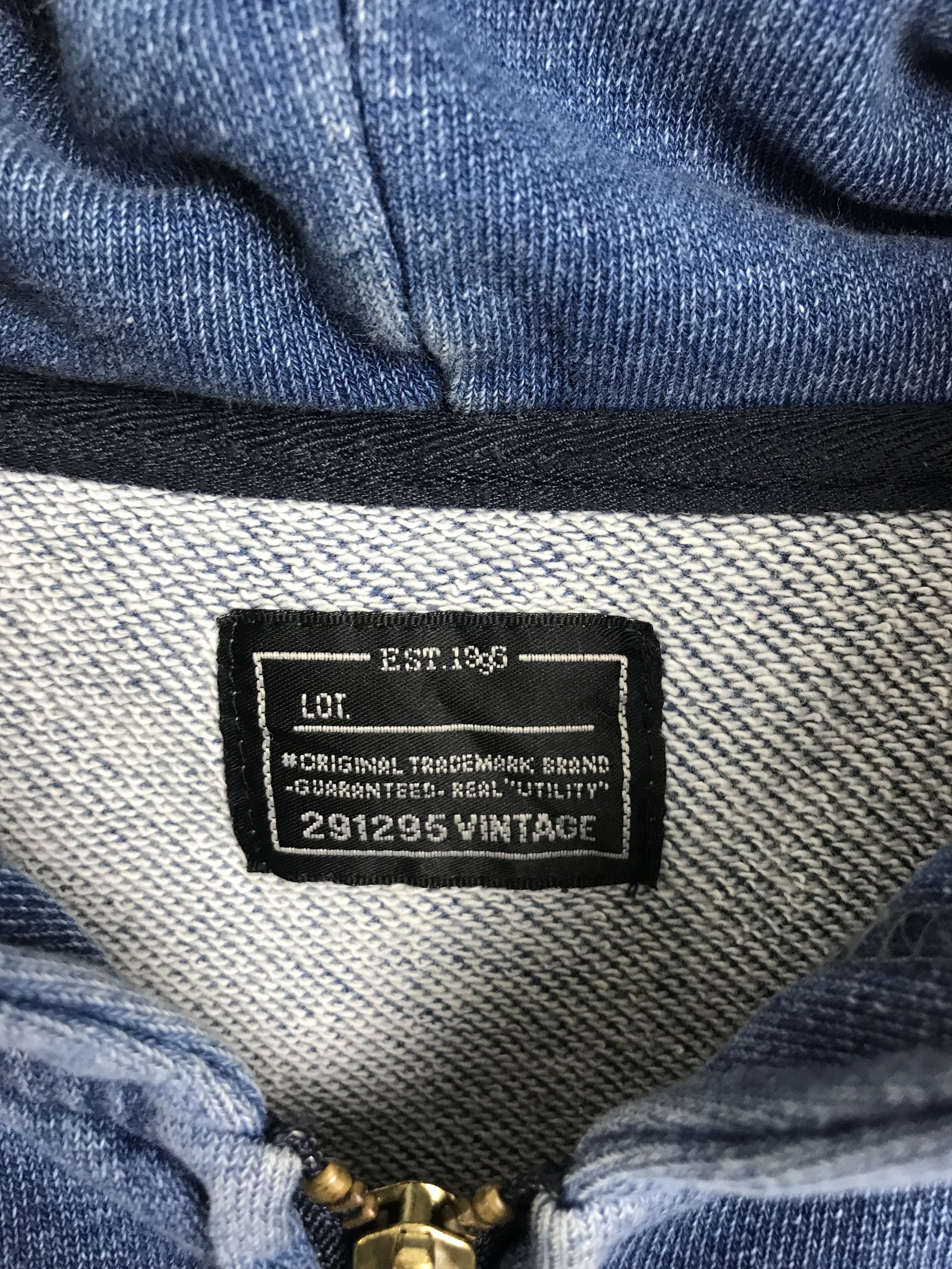 Designer × Japanese Brand 291295 Homme Vintage Navajo Washed Indigo Zip Hoodie Size US M / EU 48-50 / 2 - 7 Thumbnail