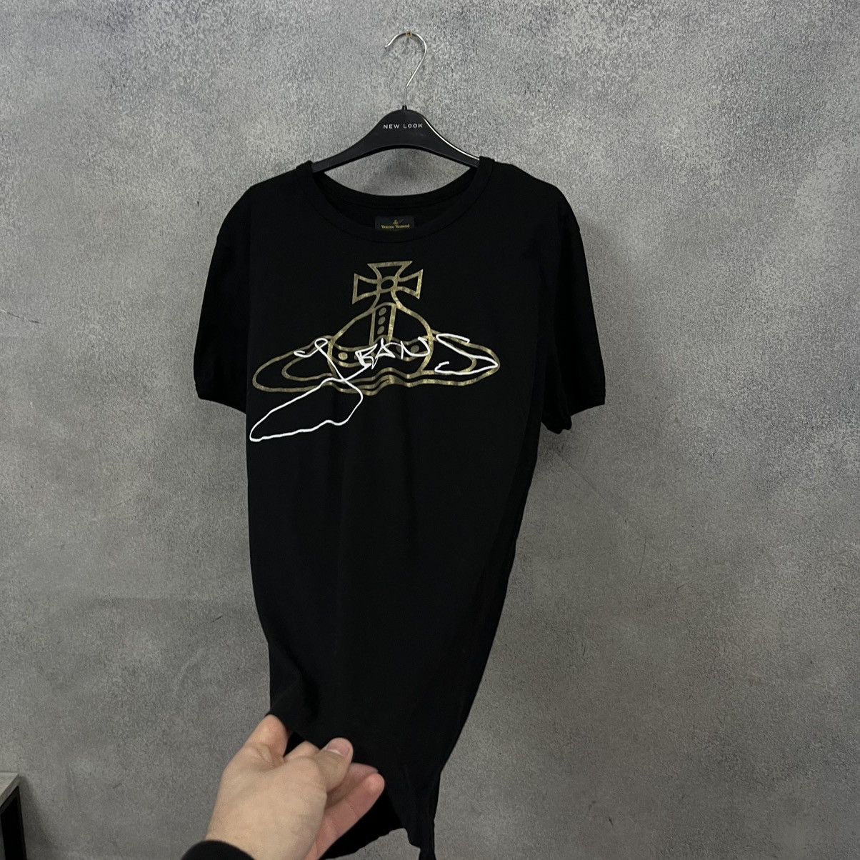 Vivienne Westwood Vivienne Westwood T shirt Big Logo Black Size US L / EU 52-54 / 3 - 7 Thumbnail