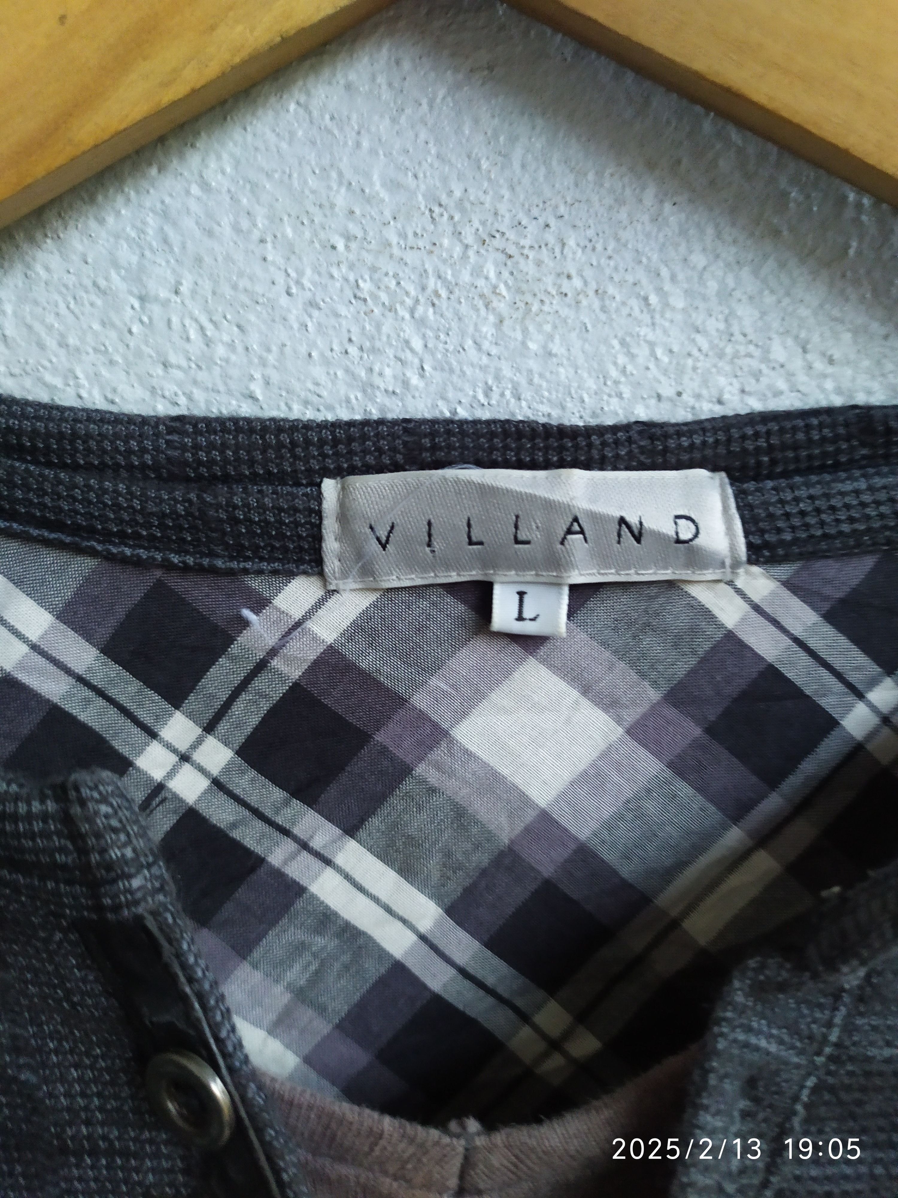 If Six Was Nine × Japanese Brand × Le Grande Bleu (L.G.B.) Japanese Faded Double Layer Long Slevee Villand Size US L / EU 52-54 / 3 - 9 Thumbnail