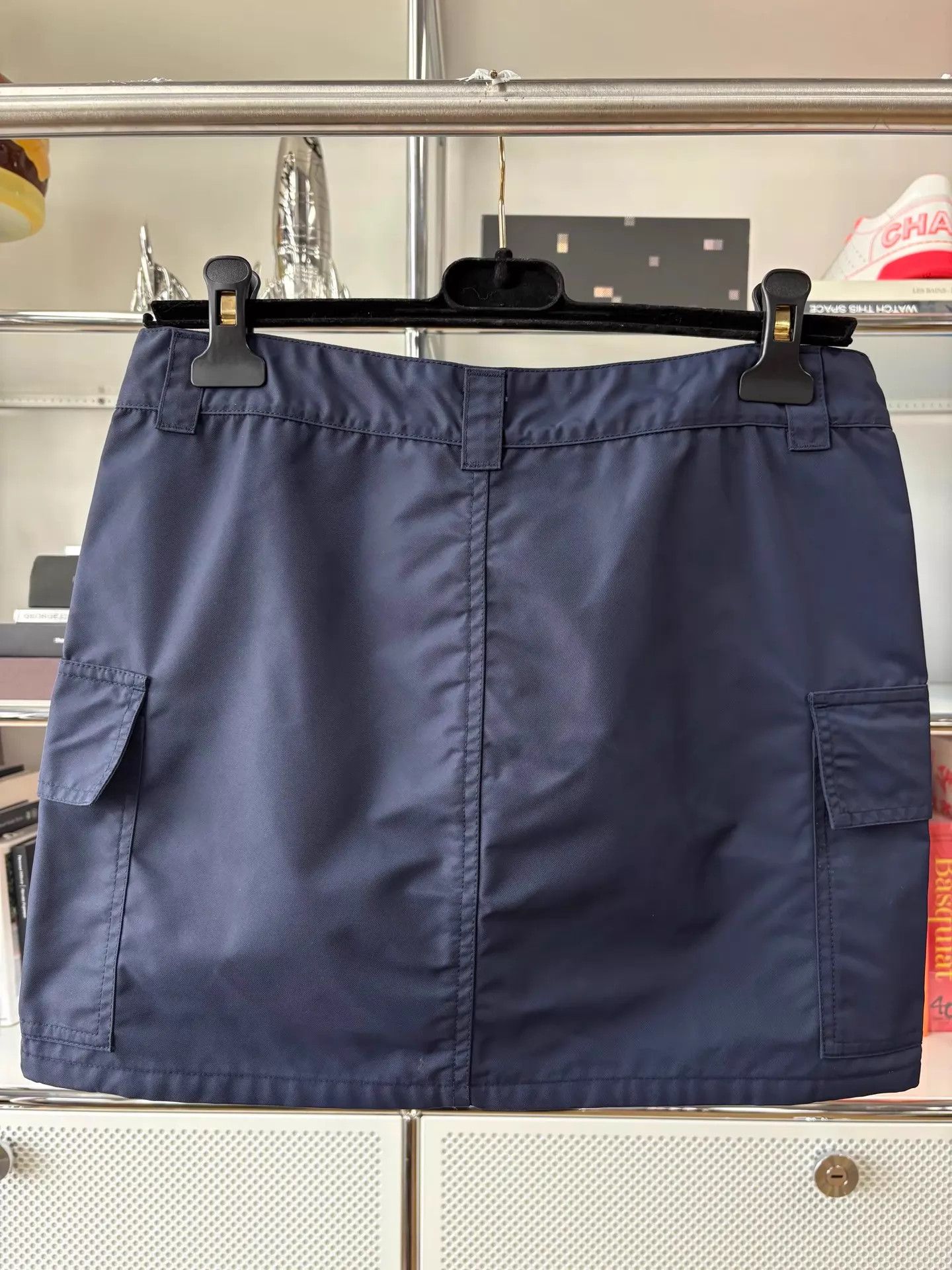 Chrome Hearts Chrome Hearts Navy & Lemon Yellow Cross Patch Skirt 26 Size 26" / US 2 / IT 38 - 7 Thumbnail
