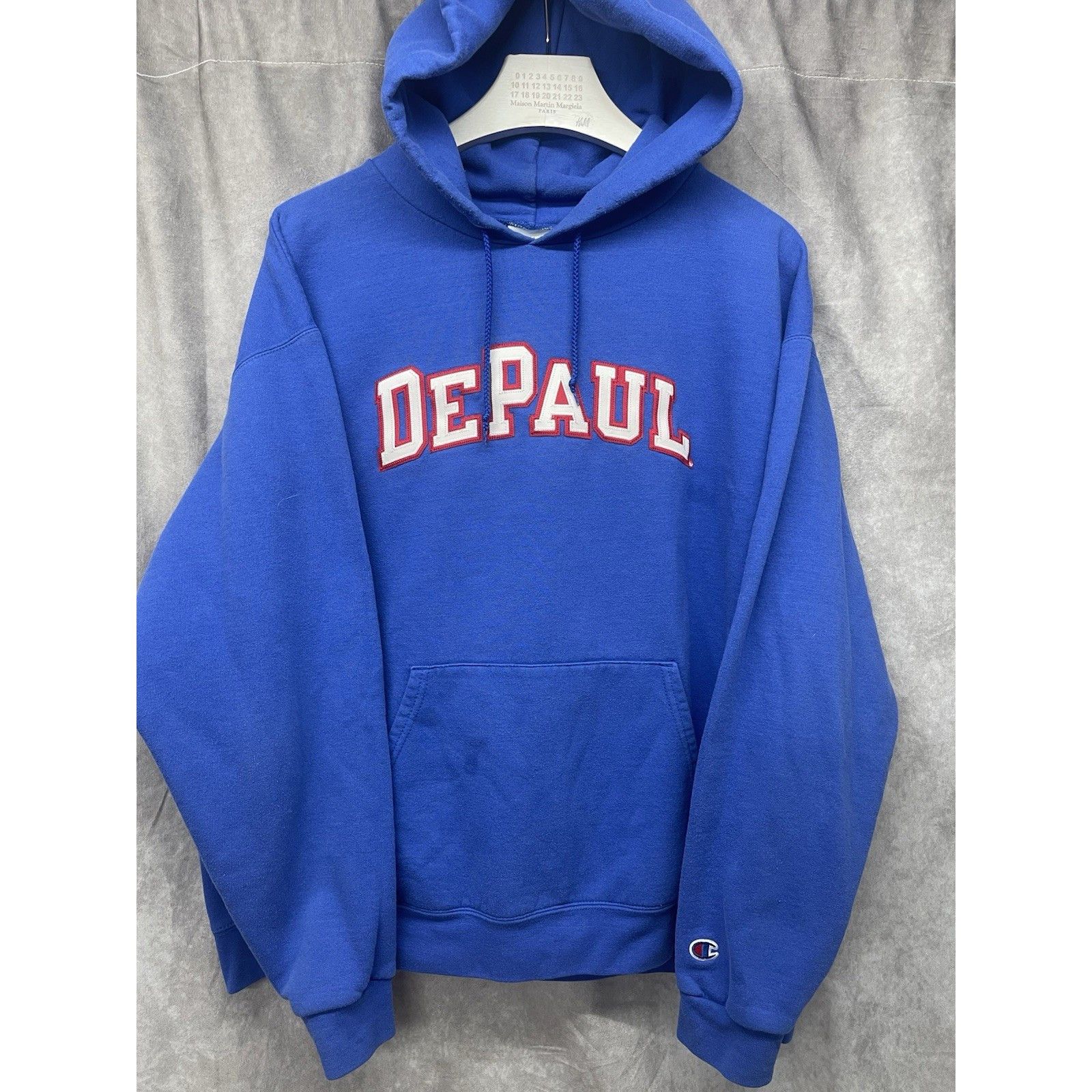 Champion Champion Authentic Depaul University Pullover Hoodie Blue Me Size US XL / EU 56 / 4 - 1 Thumbnail