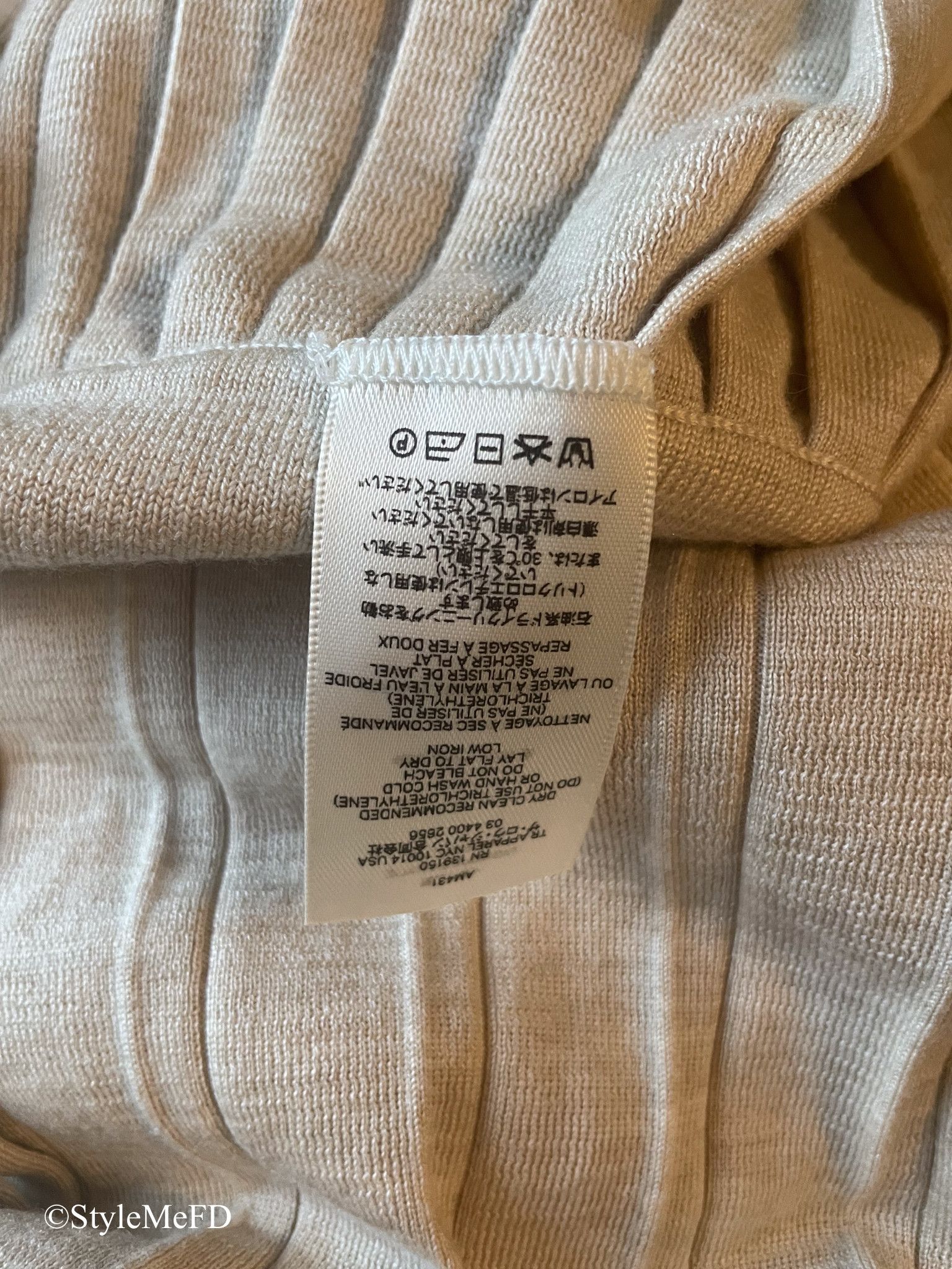 The Row The Row "Coraline" Beige Wool Blend Knit Skirt Size 31" - 7 Thumbnail