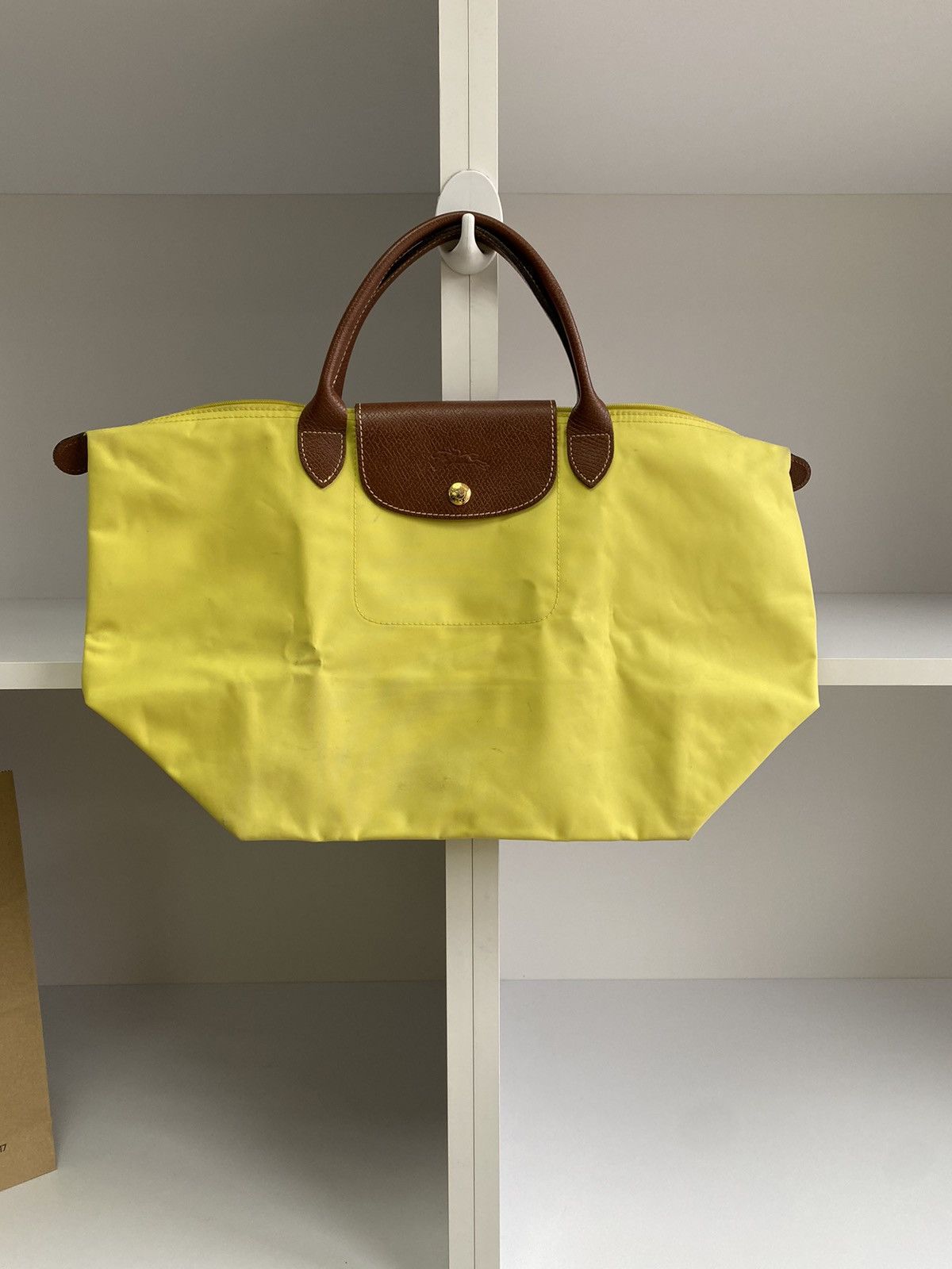 Longchamp × Vintage Vintage Longchamp women’s yellow Bag Size ONE SIZE - 6 Thumbnail