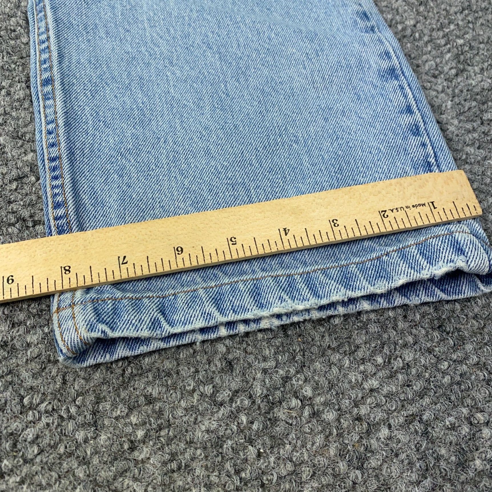 Levi's VINTAGE Levi's 505 Jeans - Jeans - Men - 36x30 - Light Wash - 90s Grunge Retro - Regular Straight Fit #5-Pocket - USA Made Size US 34 / EU 50 - 6 Thumbnail