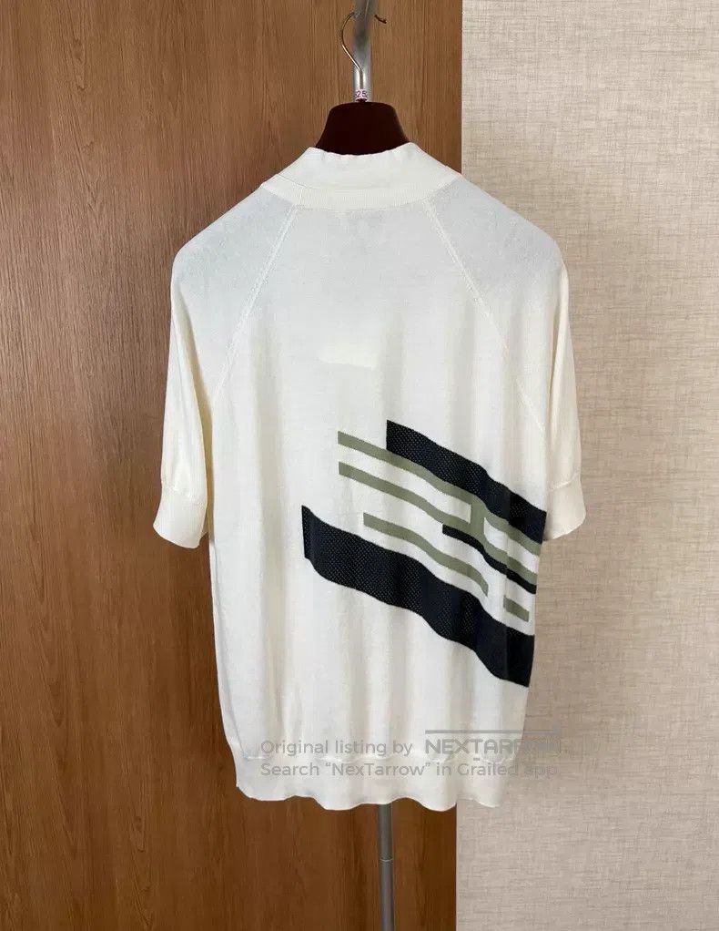 Hermes Hermes Short Sleeve Knit T-Shirt Size US XXL / EU 58 / 5 - 7 Thumbnail